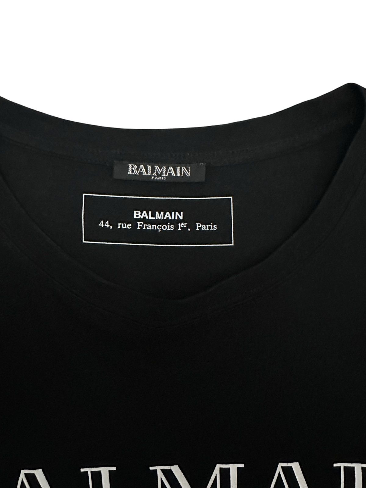 Balmain × Designer Balmain Paris Logo tee Size US XL / EU 56 / 4 - 4 Thumbnail