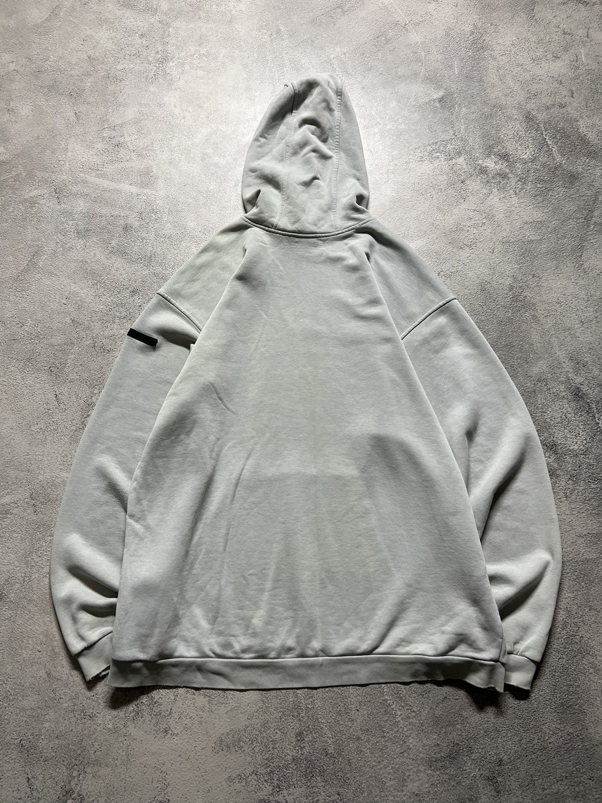 Vintage Vintage Y2k Nike 🩶 Faded Centre Mini Swoosh Hoodie 00’s Size US XL / EU 56 / 4 - 12 Thumbnail