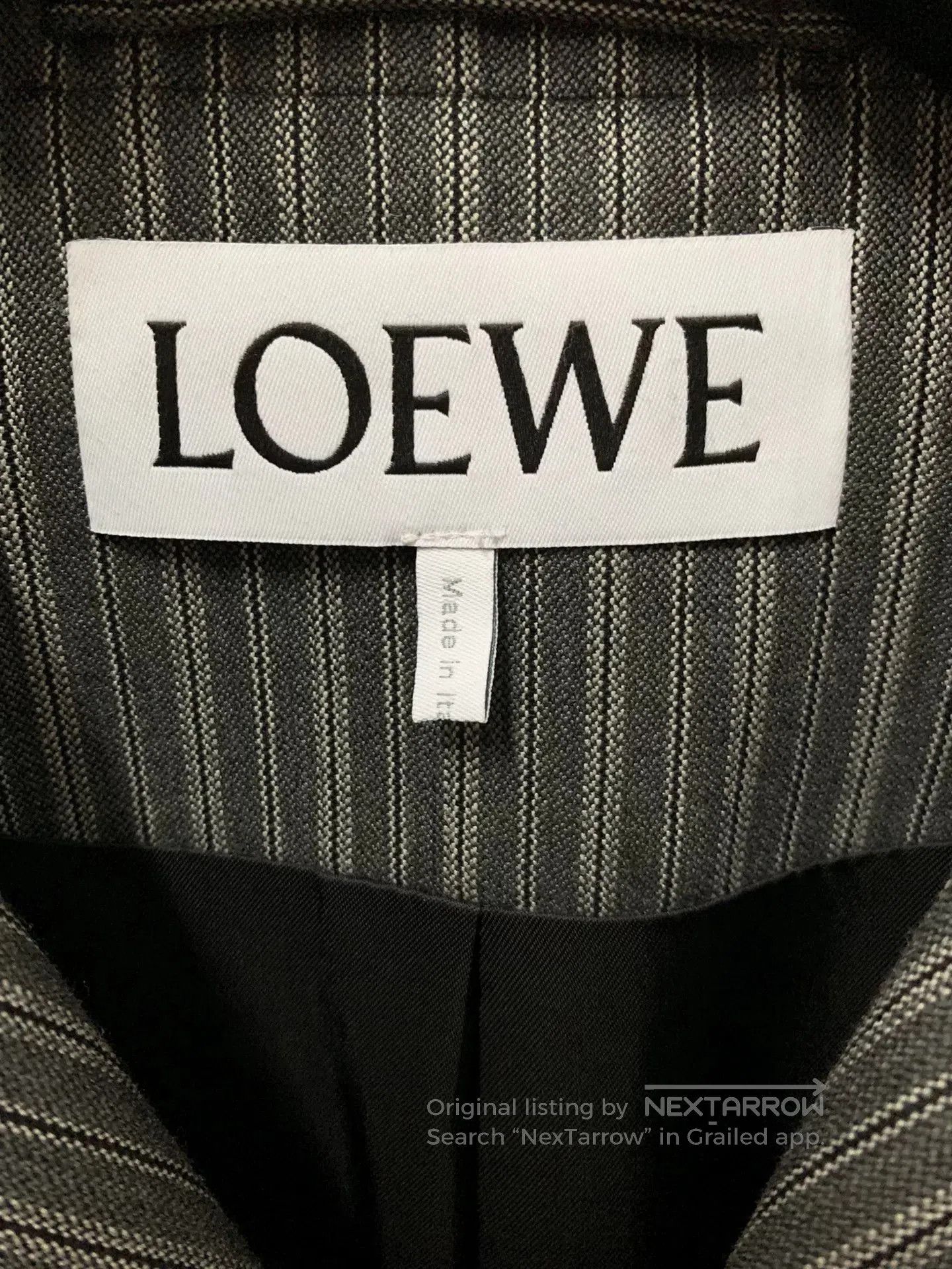 Loewe LOEWE Gray Wool Casual Blazer. Size US M / EU 48-50 / 2 - 4 Thumbnail