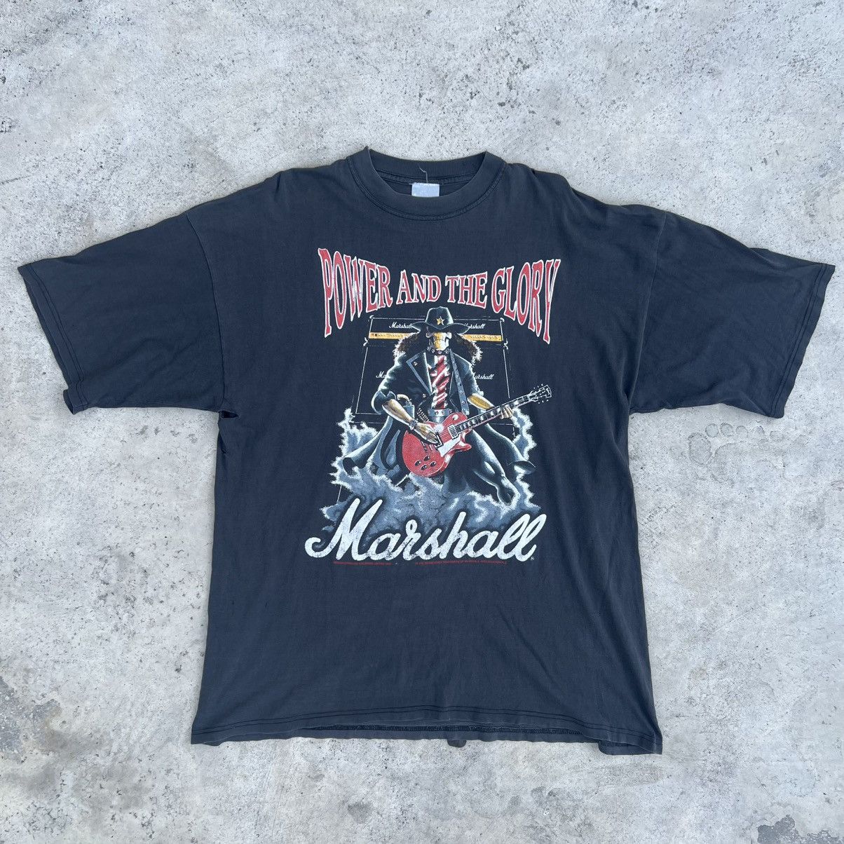 Band Tees × Guns N' Roses × Marshall Artist Vintage Marshall Promo Distressed 1993 Power the glory shirt Size US XL / EU 56 / 4 - 1 Thumbnail