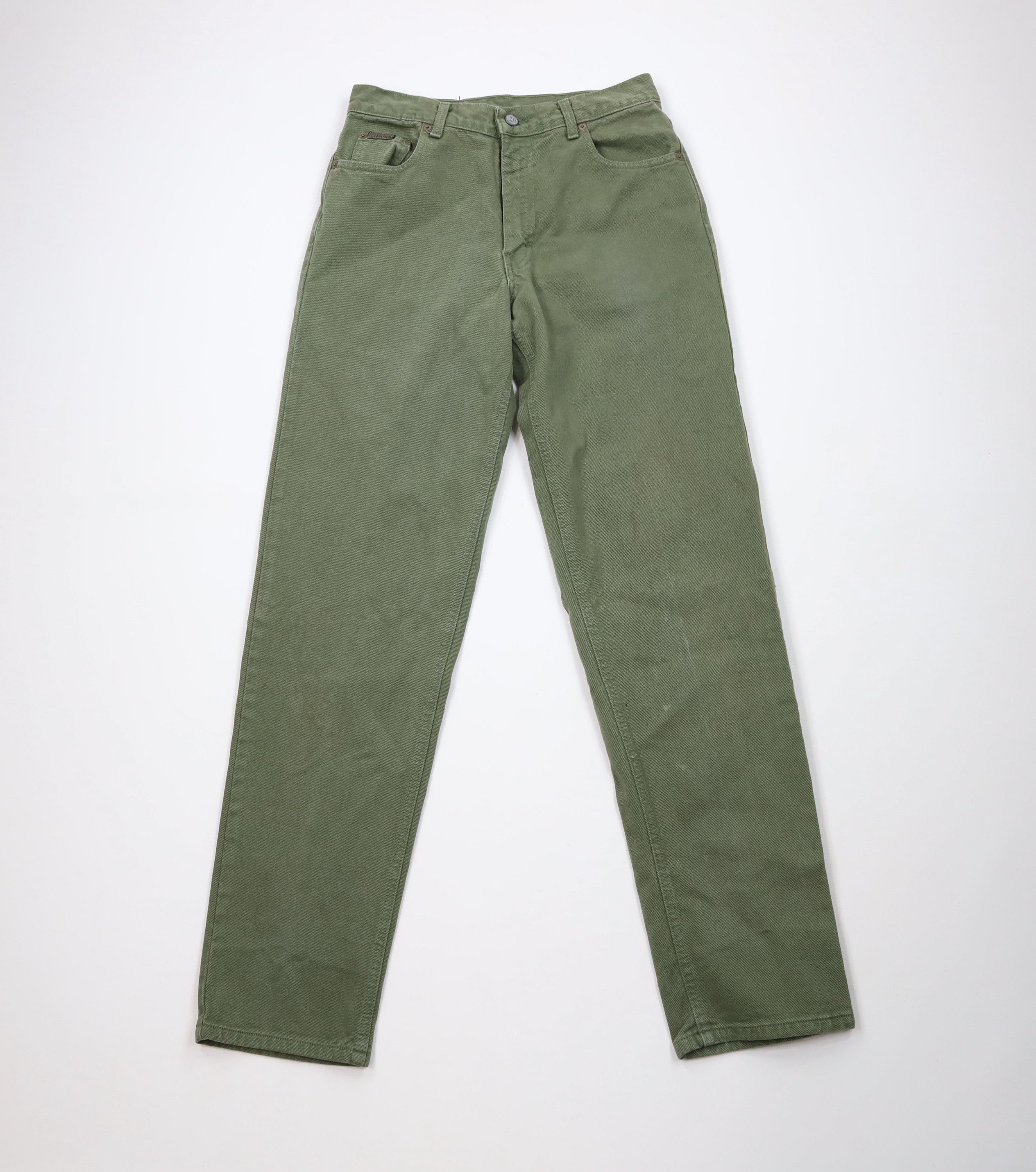 Calvin Klein Vintage 90s Calvin Klein Fit Tapered Leg Jeans Green USA Size US 30 / EU 46 - 1 Thumbnail