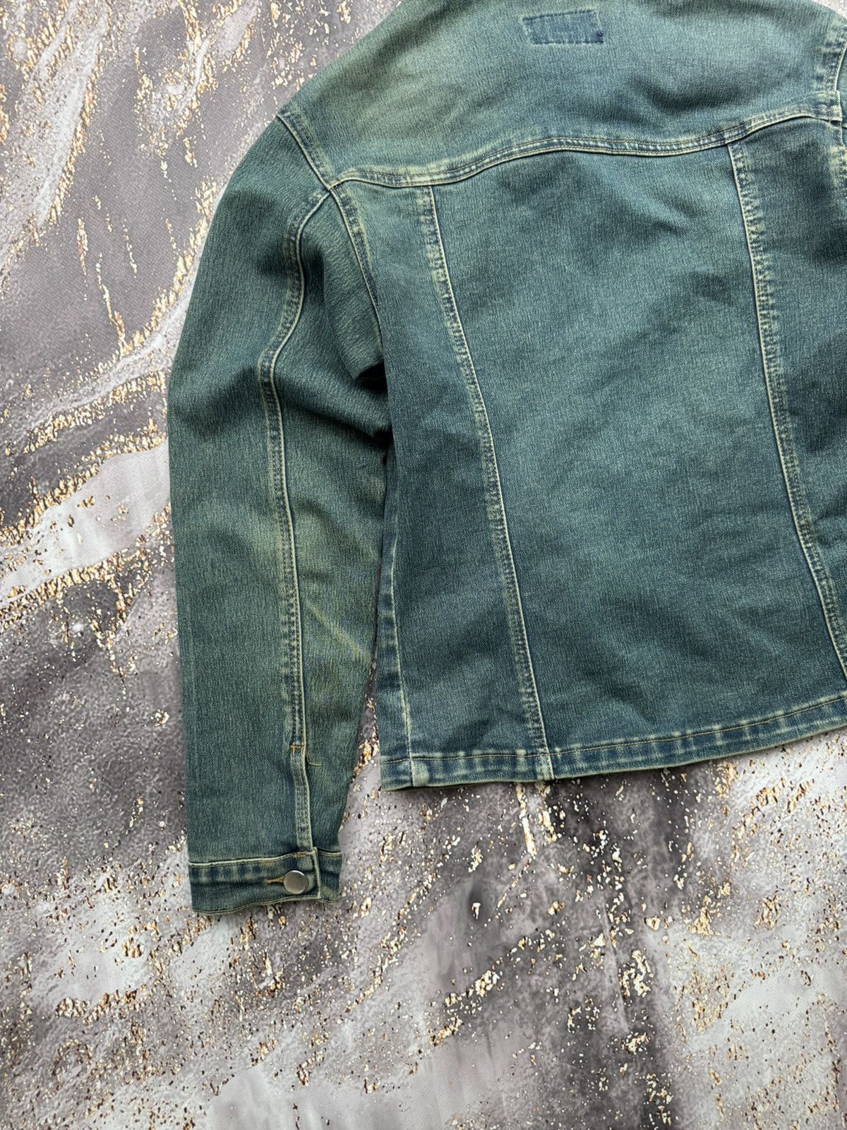 Japanese Brand × Vintage Vintage Sun Faded Denim Jacket Size M / US 6-8 / IT 42-44 - 7 Thumbnail