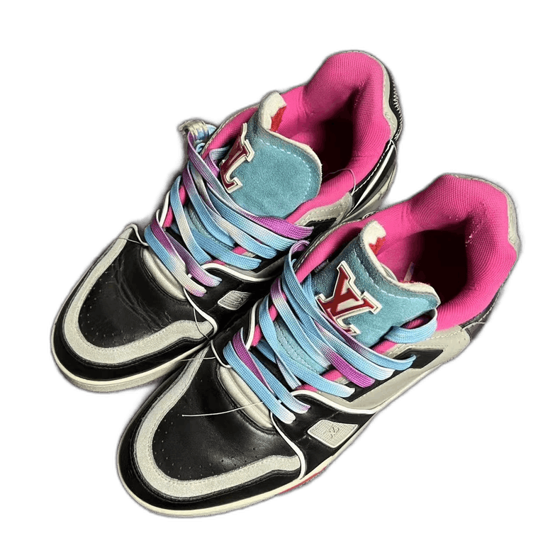 Louis Vuitton Louis Vuitton latest black and pink black cement trainer-25 Size US 7 / EU 40 - 1 Thumbnail