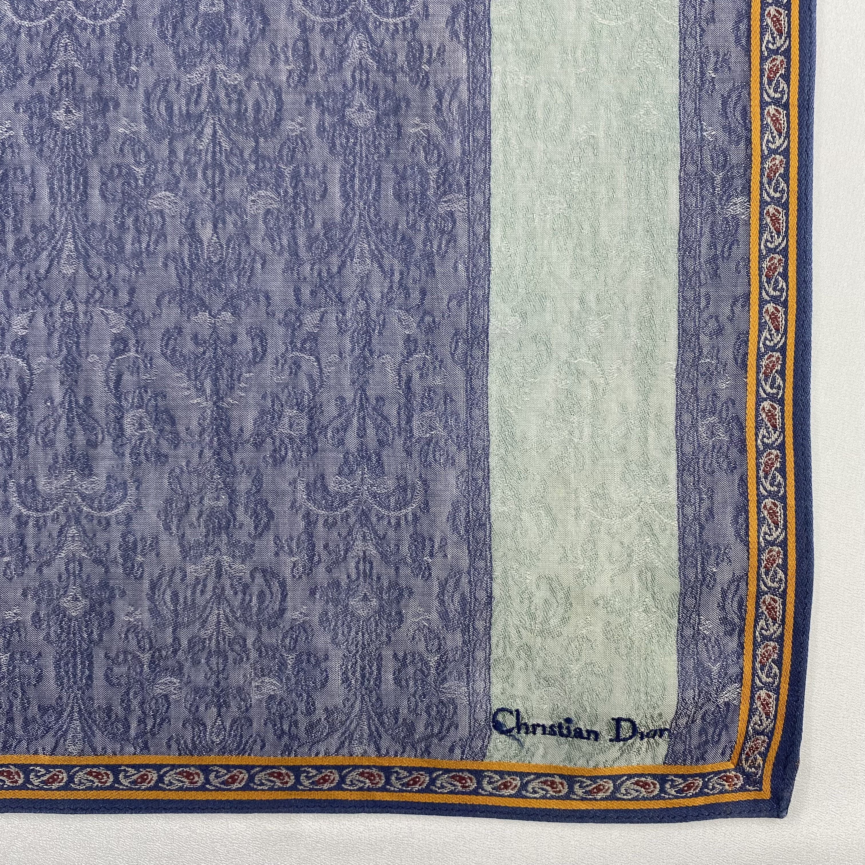 Vintage Christian Dior Monsieur Handkerchief / Neckerchief-P813 Size ONE SIZE - 3 Thumbnail
