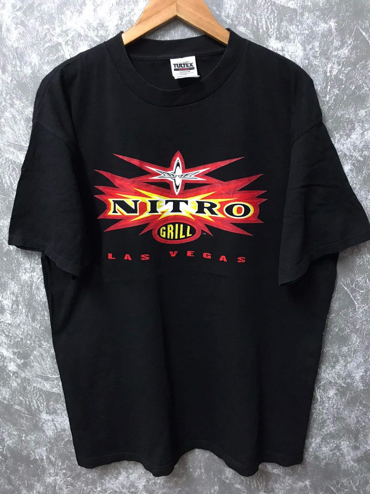 Vintage × WCW/nWo × WWE Vintage90s WCW Nitro Grill Las Vegas T-shirt Size US XL / EU 56 / 4 - 1 Thumbnail