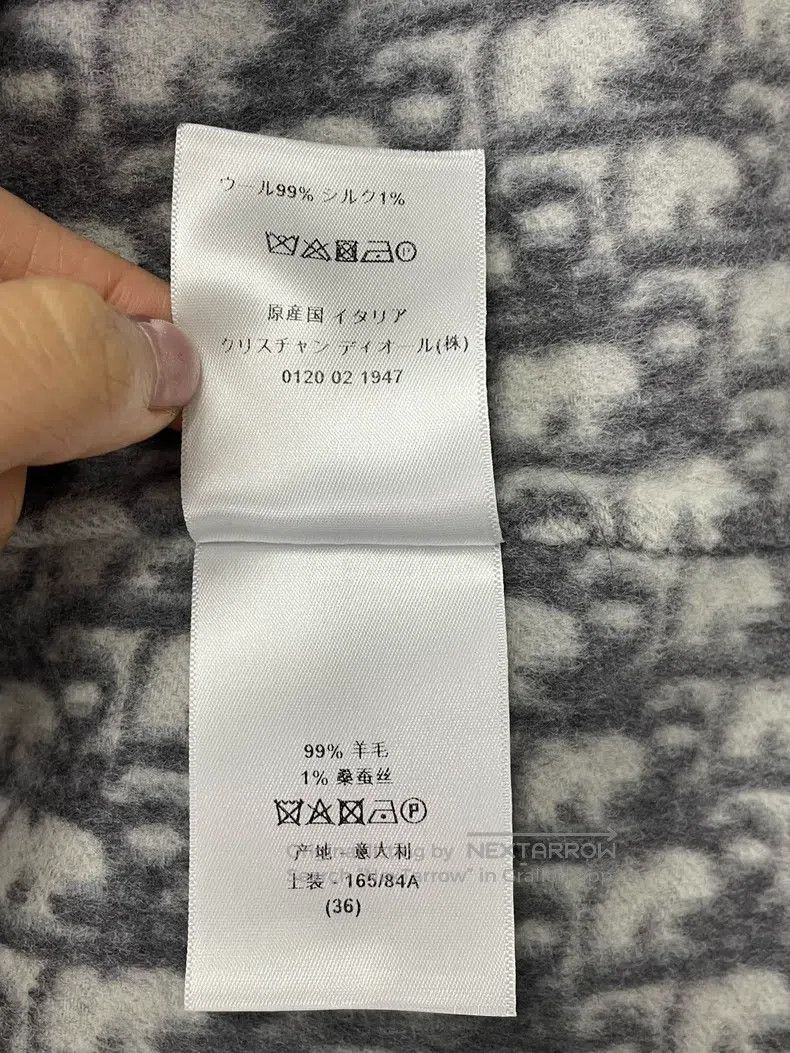 Dior Dior Double-sided woollen coat with gray inner flower lace Size XS / US 0-2 / IT 36-38 - 6 Thumbnail