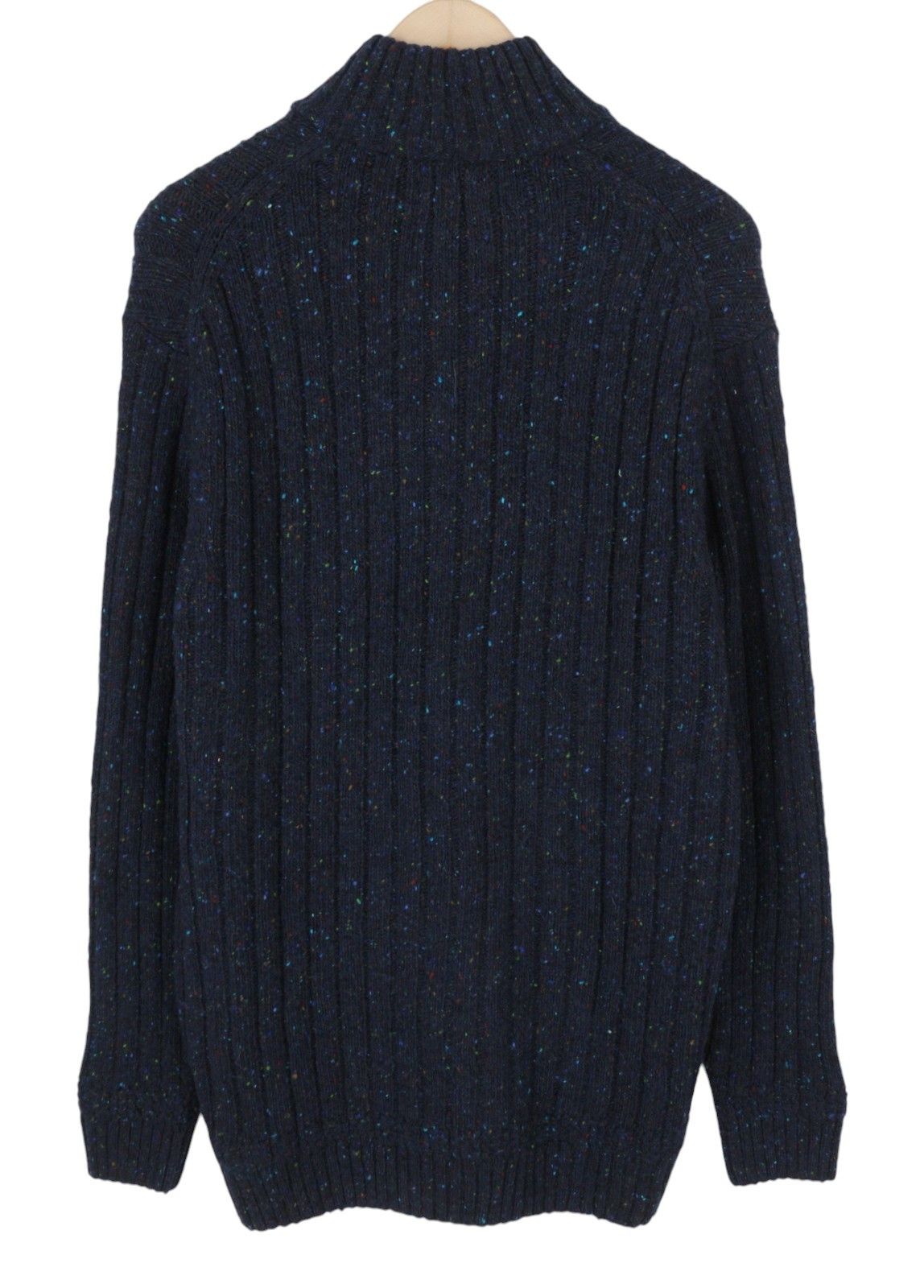 Gant NEPS BUTTONS MOCK NECK 2XL Evening Blue Wool Blend 87250 Size US XXL / EU 58 / 5 - 2 Thumbnail