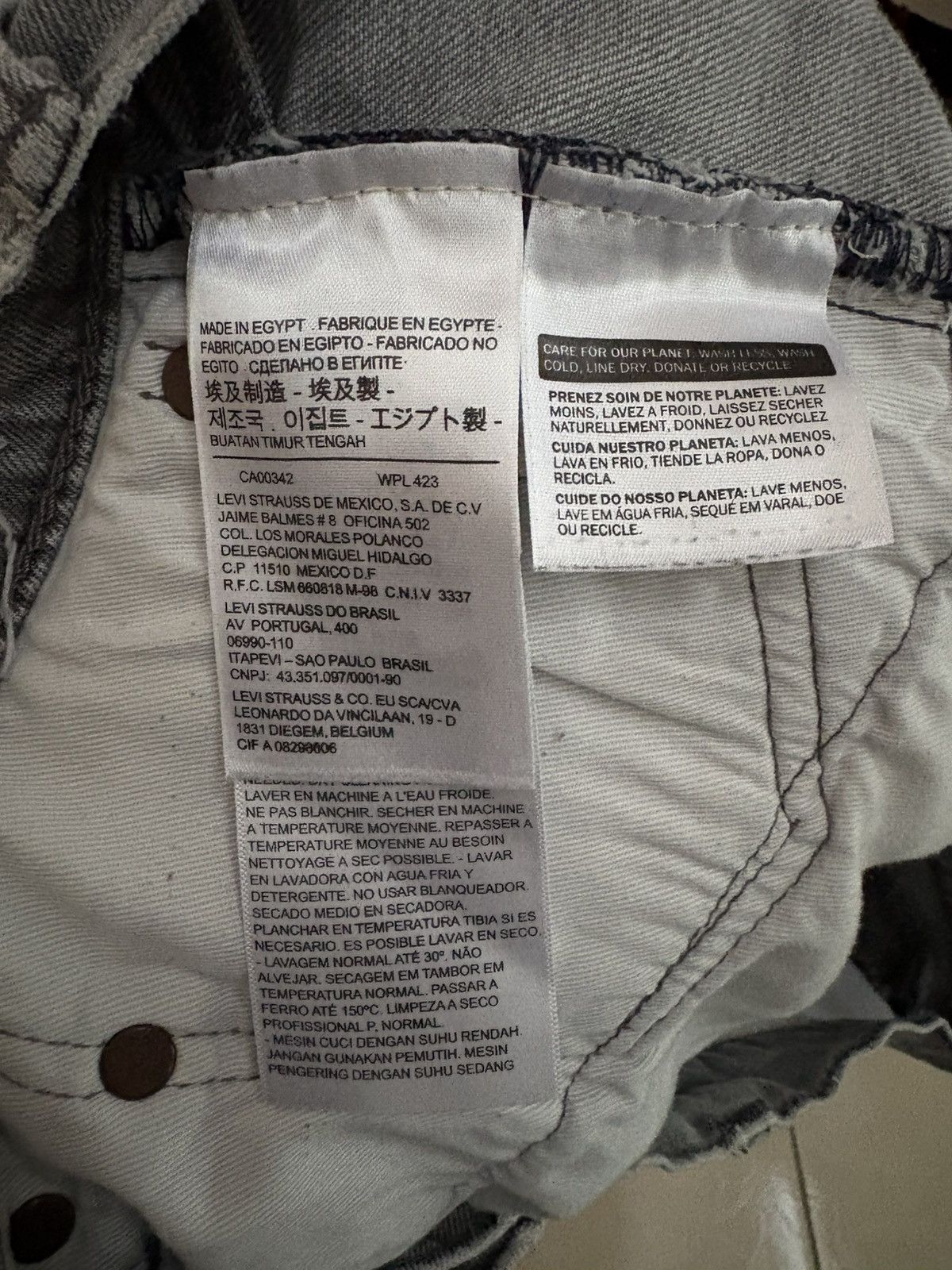 Levi's Vintage light grey levi’s 512 Size US 36 / EU 52 - 6 Thumbnail