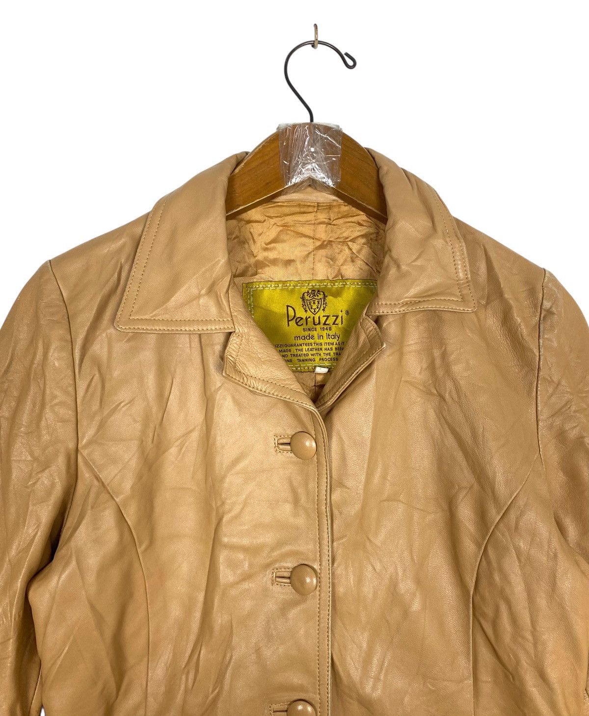 Vera Pelle Rare‼️ Vintage Peruzzi Vera Pelle Jacket Made in Italy Size XS / US 0-2 / IT 36-38 - 4 Thumbnail