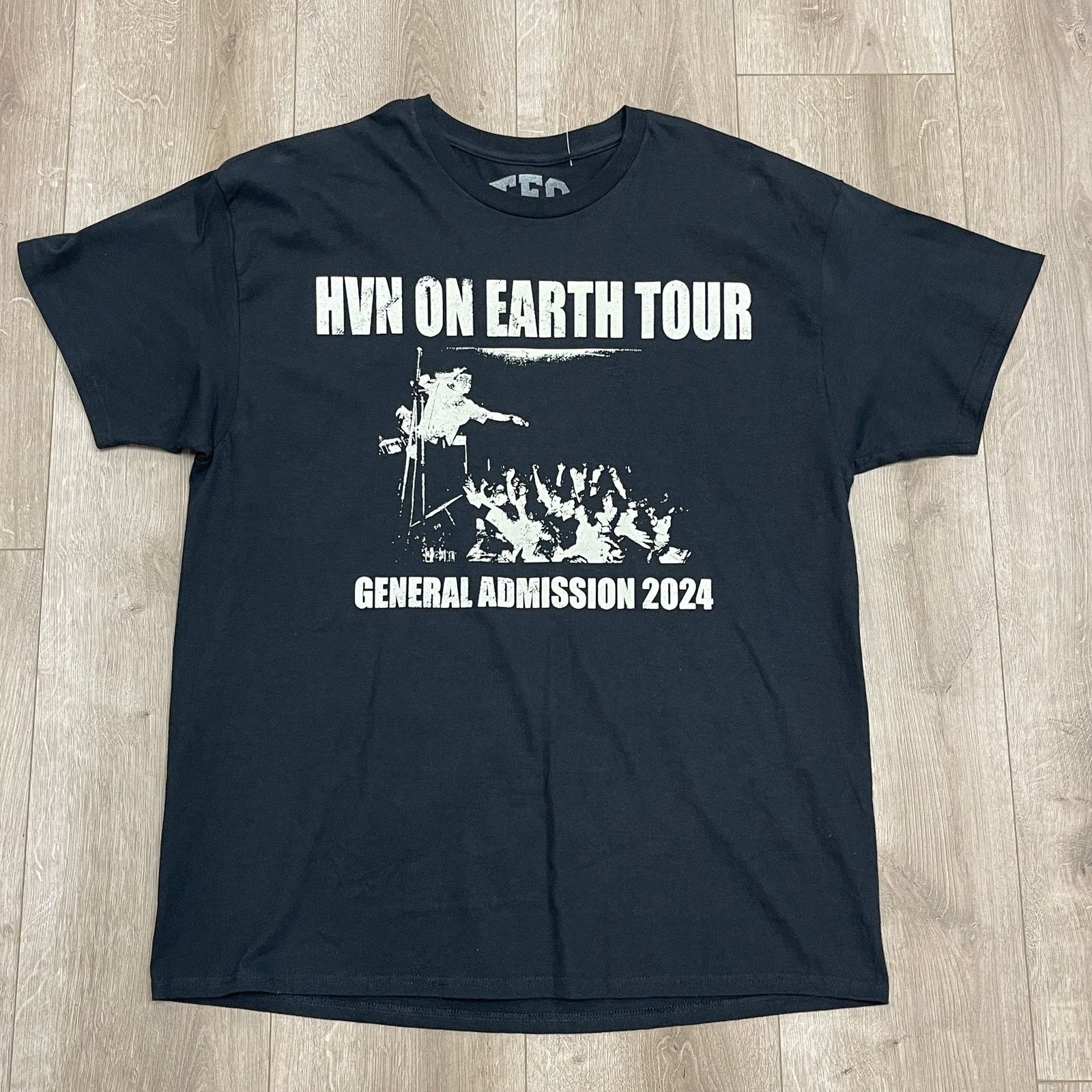 Vintage Lil Tecca HVN ON EARTH TOUR GENERAL ADMISSION 2024 Tee XL Size US XL / EU 56 / 4 - 1 Thumbnail