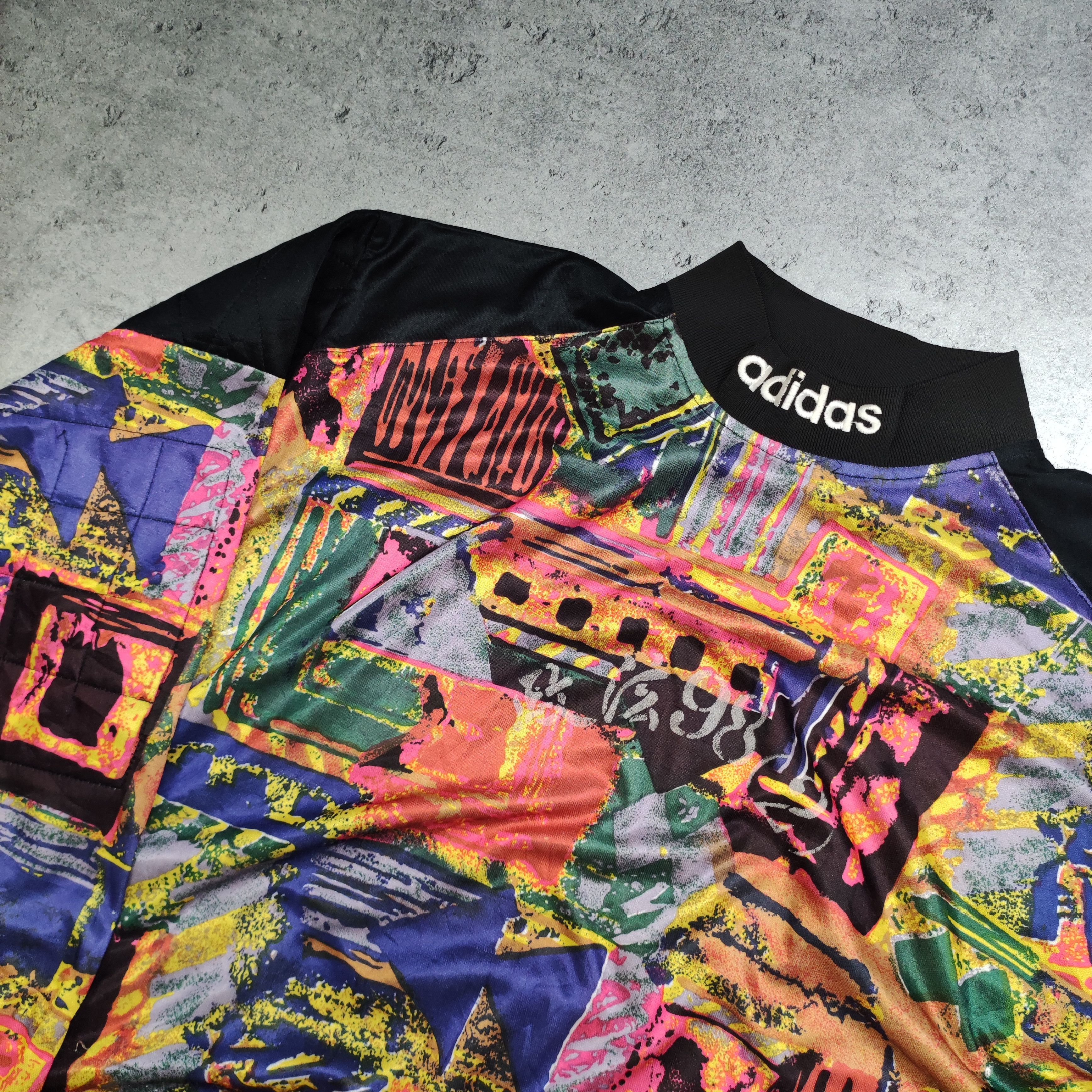 Adidas × Vintage RARE 90s Unique Avant Garde Adidas Goalkeeper Jersey #1 Size US M / EU 48-50 / 2 - 5 Thumbnail