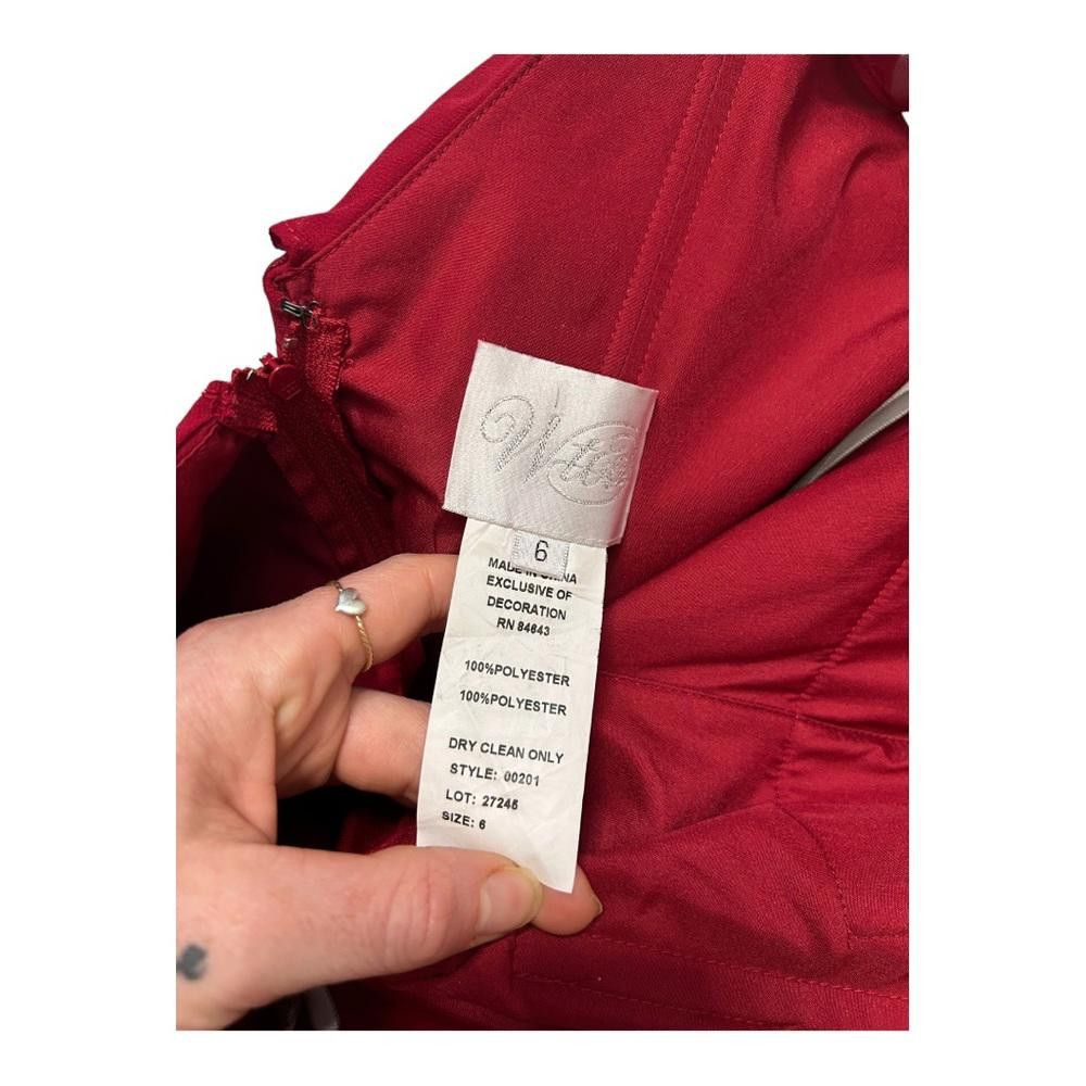 Other Wtoo l One Shoulder Bridesmaid Dress In Cranberry Size 6 Size M / US 6-8 / IT 42-44 - 6 Thumbnail