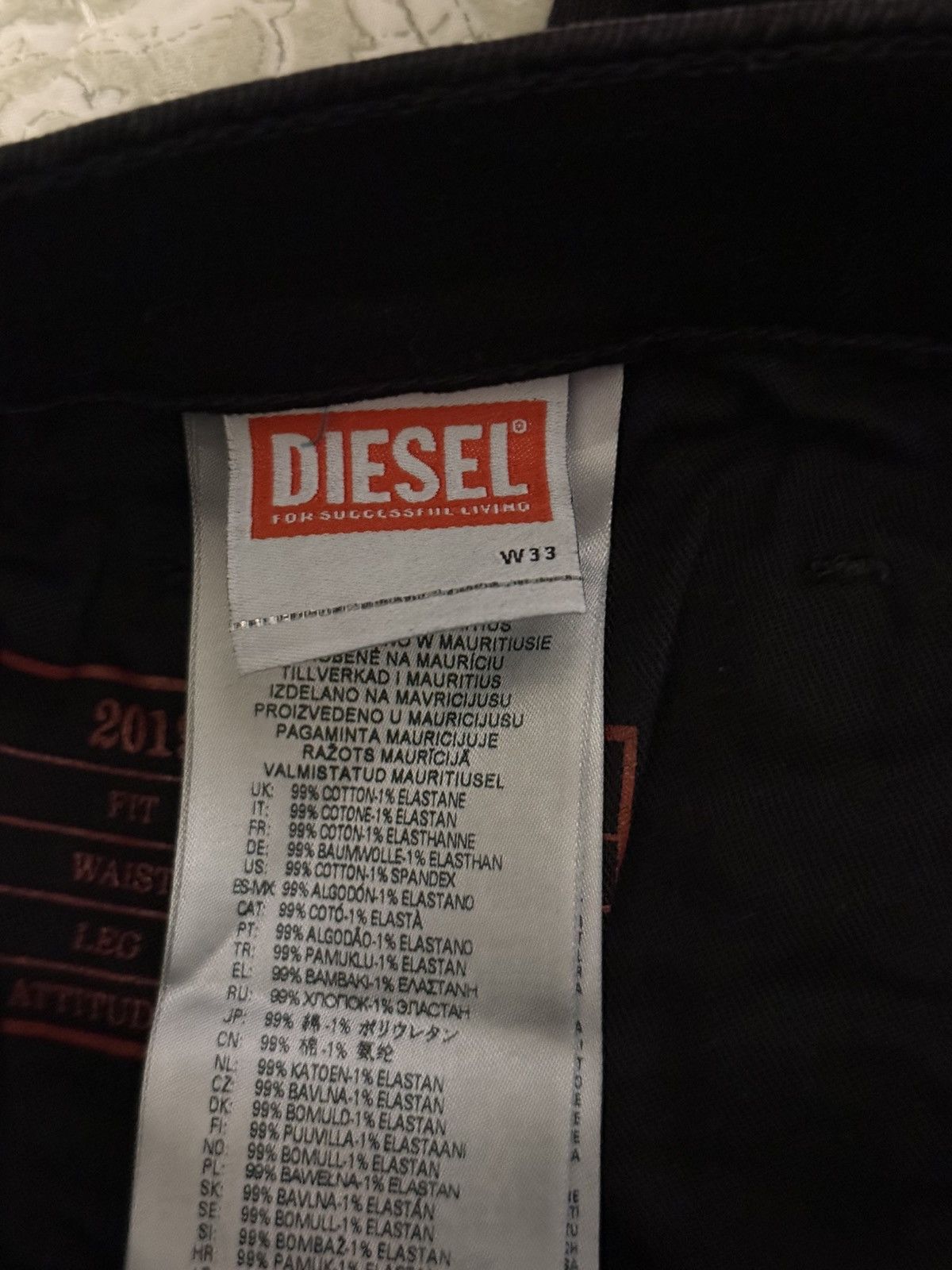 Diesel Diesel Skinny Jeans Size US 33 - 4 Thumbnail