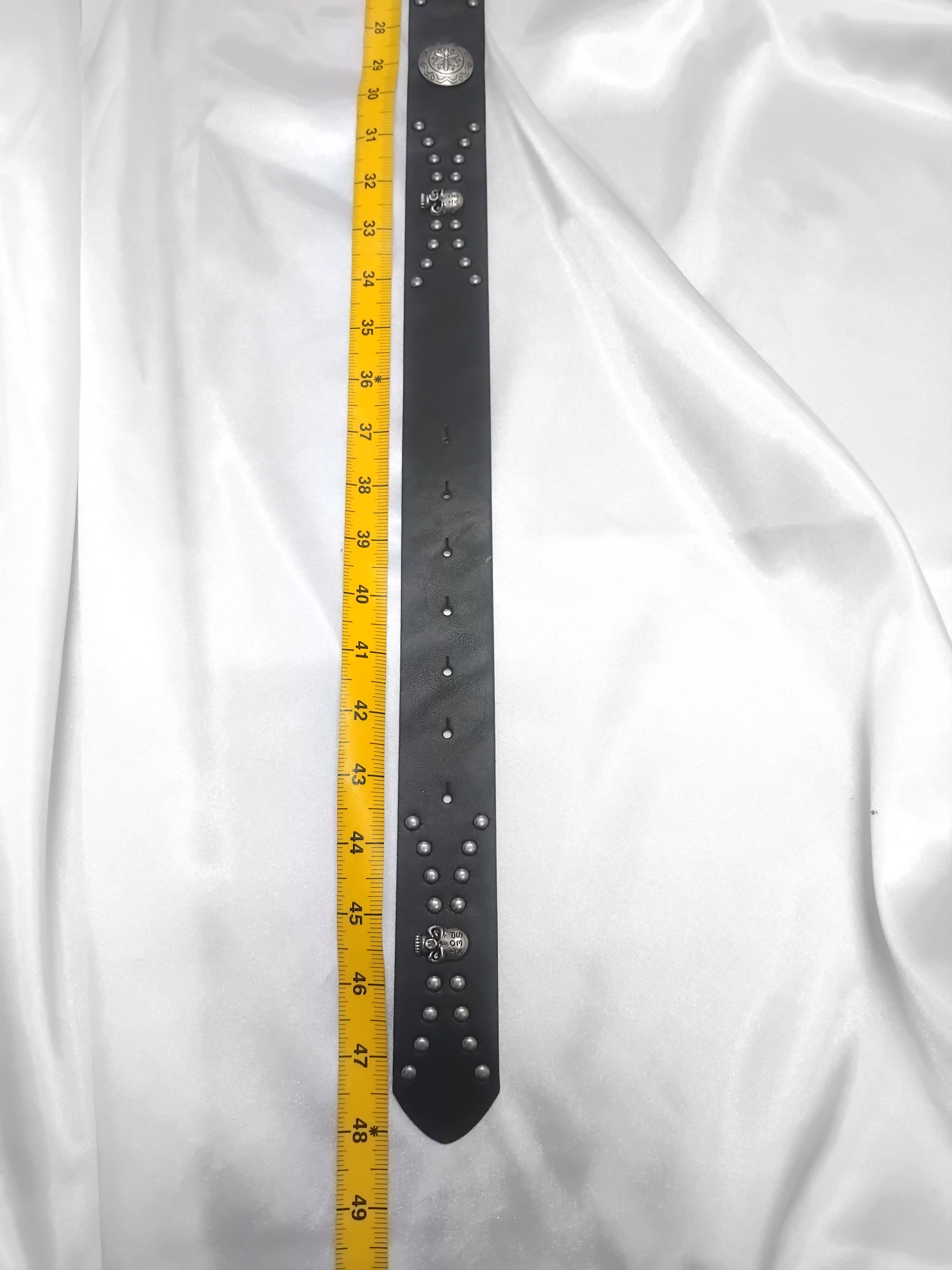 Japanese Brand Skull punk rock streetwear black colour belt Size ONE SIZE - 10 Thumbnail