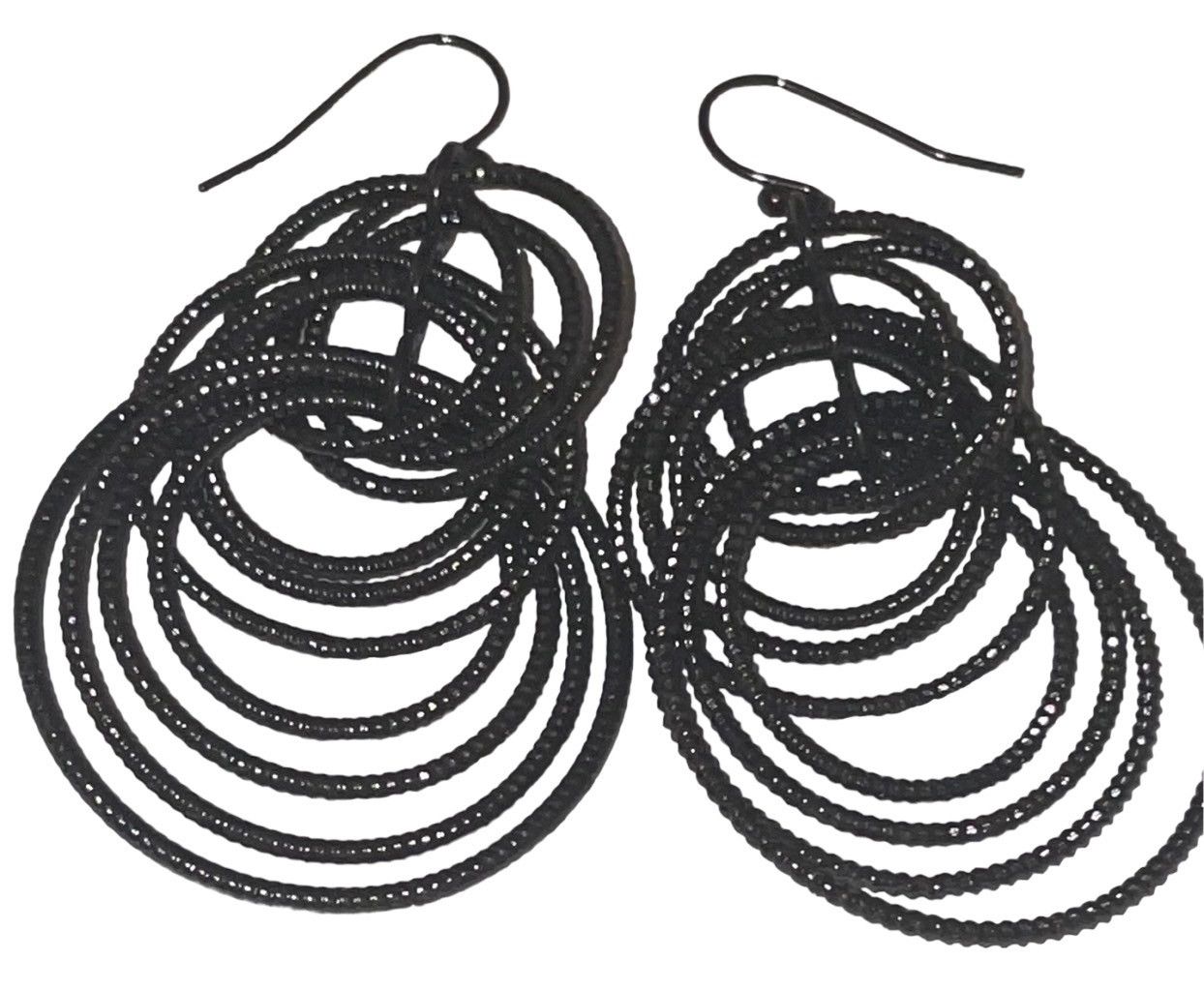 Vintage Lia Sophia Chrome Metallic Voltage Earrings Size ONE SIZE - 2 Thumbnail