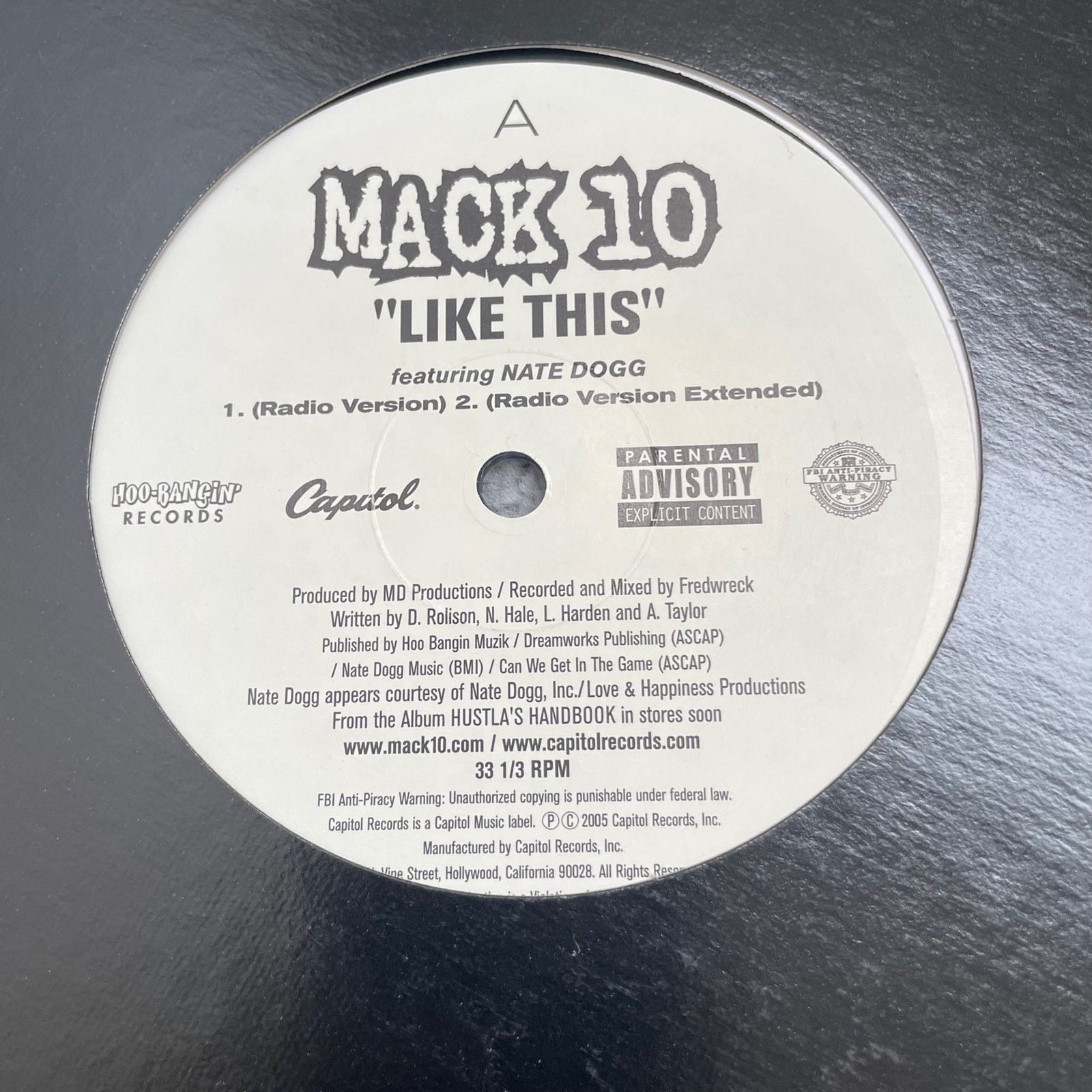 INTENTIONALLY BLANK Lot of (3) Mack 10 vinyl 12" records hip hop rap gfunk y2k Size ONE SIZE - 2 Thumbnail