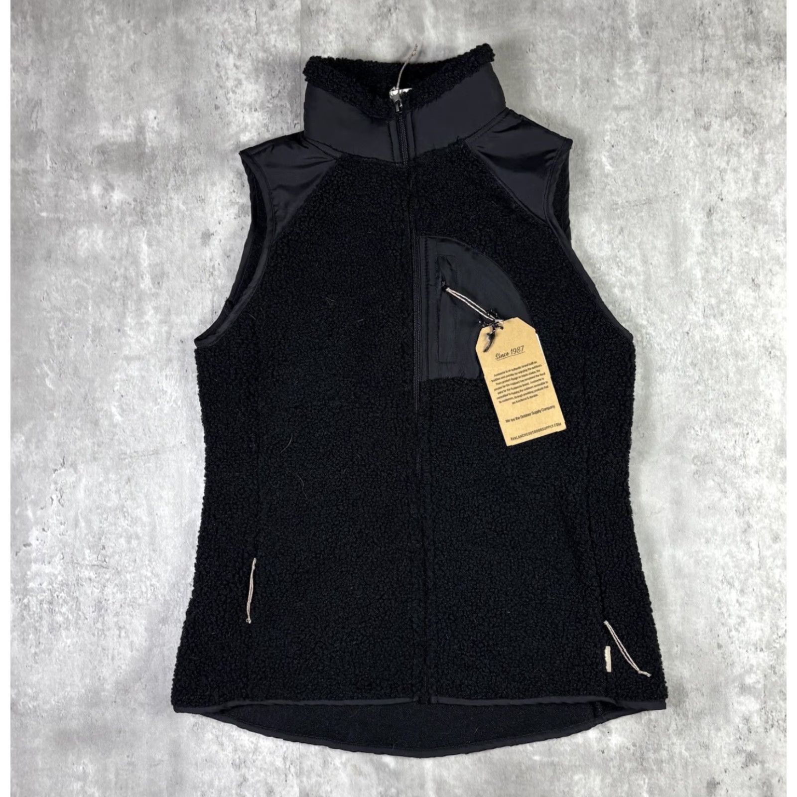 Avalanche Avalanche Vest Fleece Black Full Zip Womens M NWT Size M / US 6-8 / IT 42-44 - 2 Thumbnail