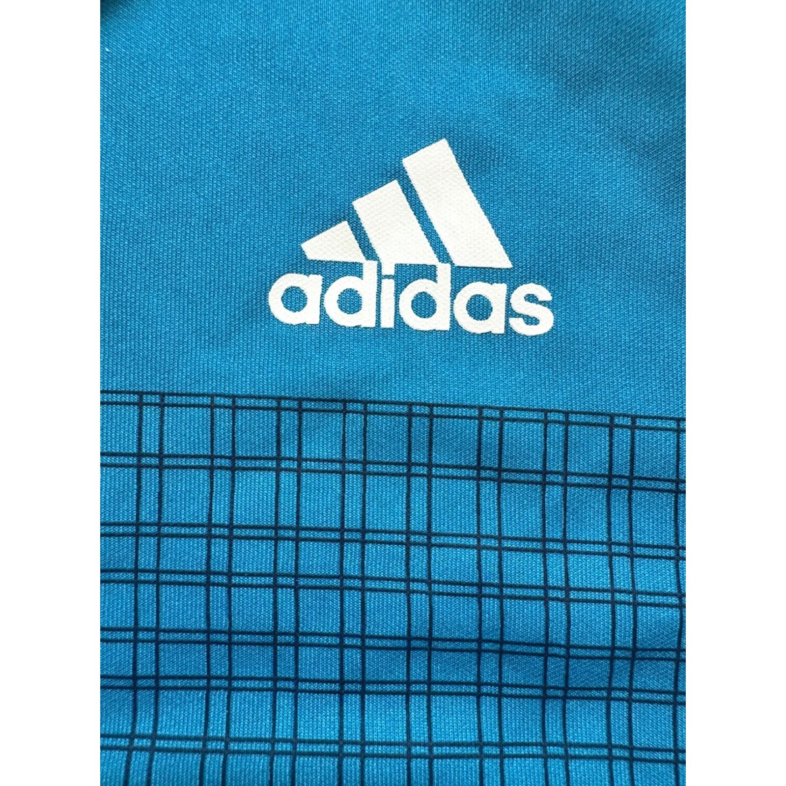 Adidas Adidas Polo Shirt Mens 2XL Blue Short Sleeve Lightweight Collared Checkered Golf Shirt Mens Size US XXL / EU 58 / 5 - 5 Thumbnail