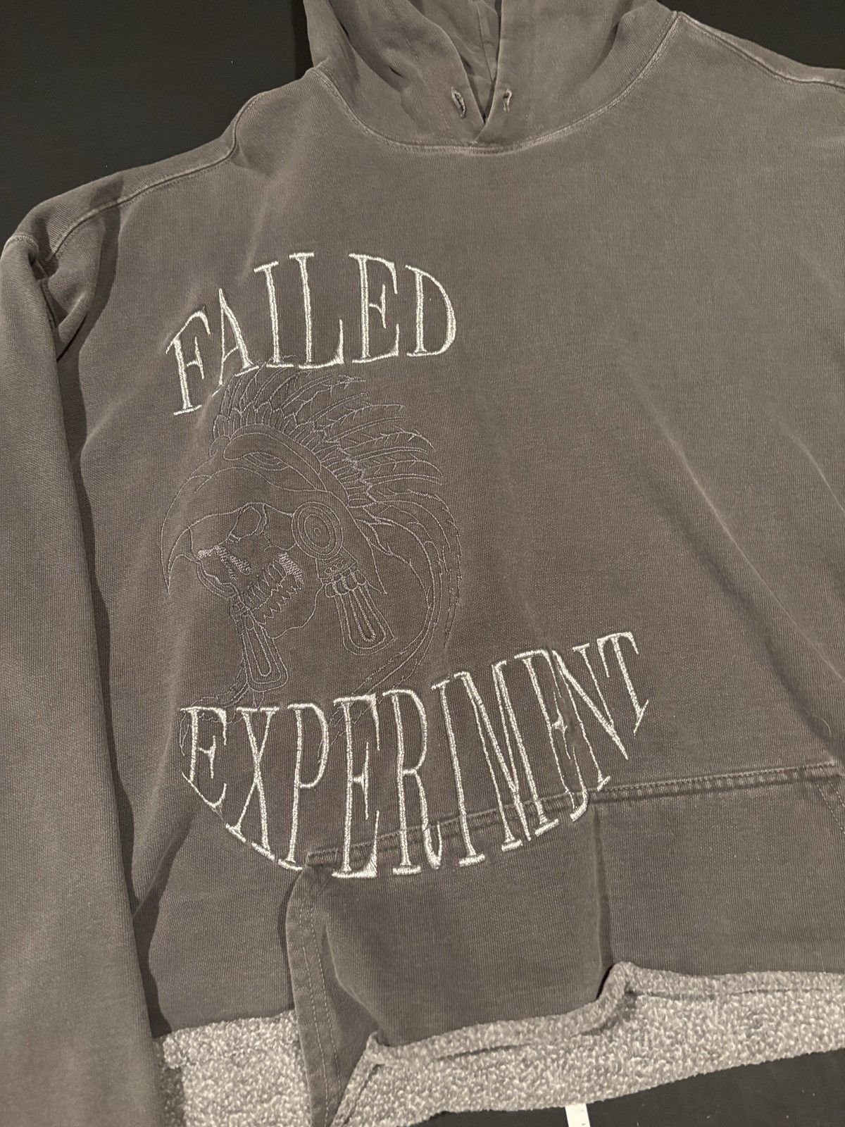 Other Grey Kamvercetti Embroidered Graphic Cropped Sweatshirt Size US M / EU 48-50 / 2 - 2 Thumbnail
