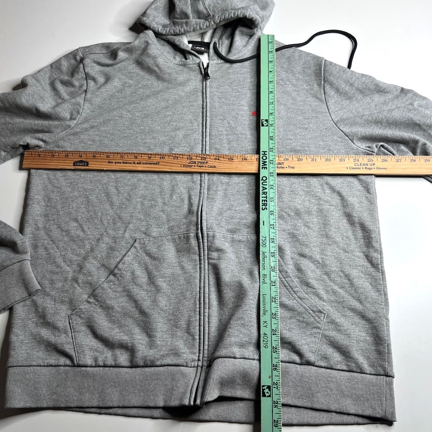 Oakley Oakley Hoodie Mens 2XL Gray Fleece Full Zip Logo Sleeve Hooded Sweatshirt Casual Size US XXL / EU 58 / 5 - 7 Thumbnail