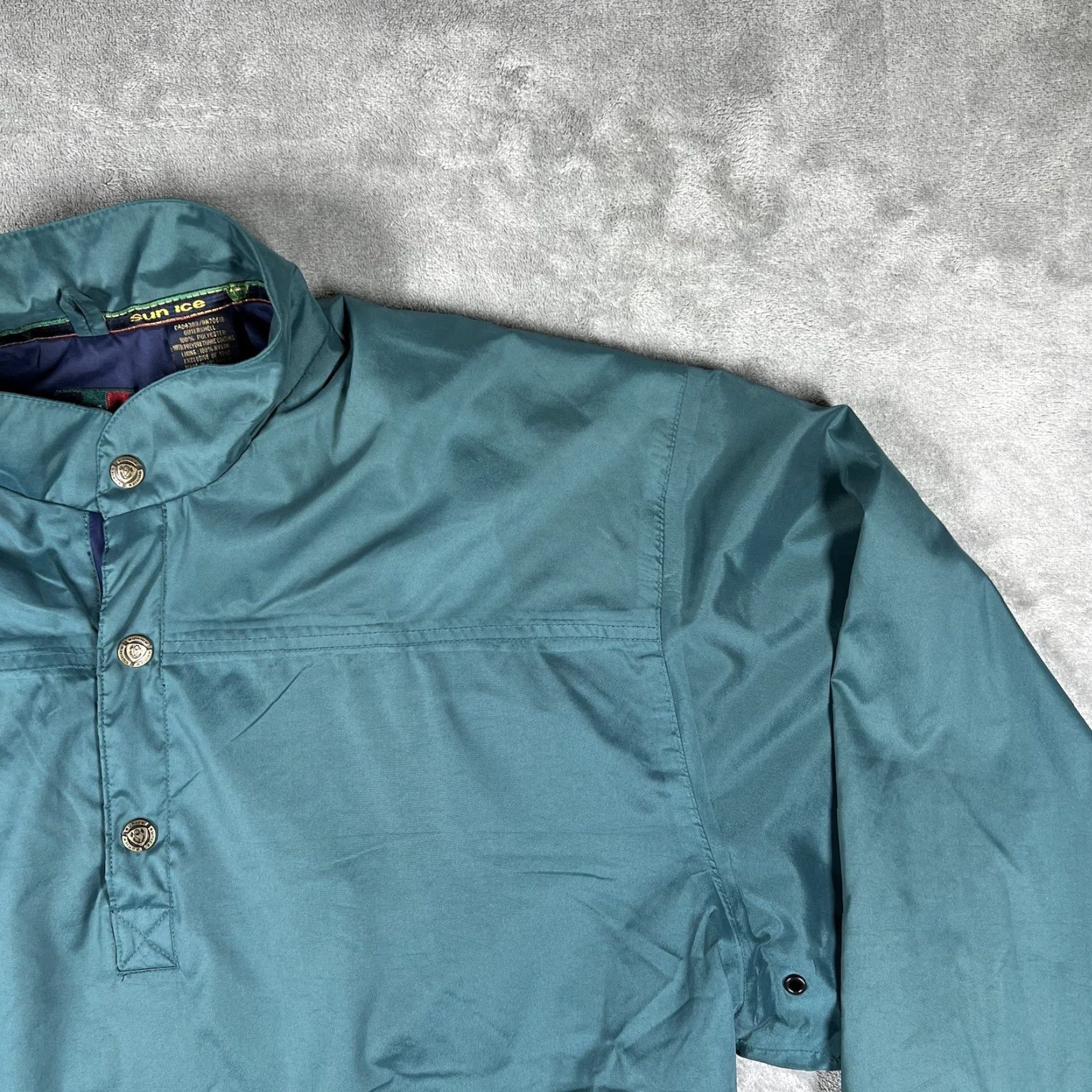 Vintage VINTAGE Sunice Golf Jacket Pullover Mens Large L Jade Green EUC Size US L / EU 52-54 / 3 - 4 Thumbnail
