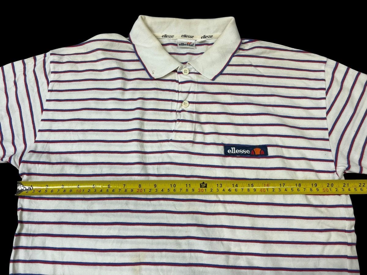 Ellesse Vintage Ellesse Stripe Polo Tee Streetwear Size US L / EU 52-54 / 3 - 6 Thumbnail