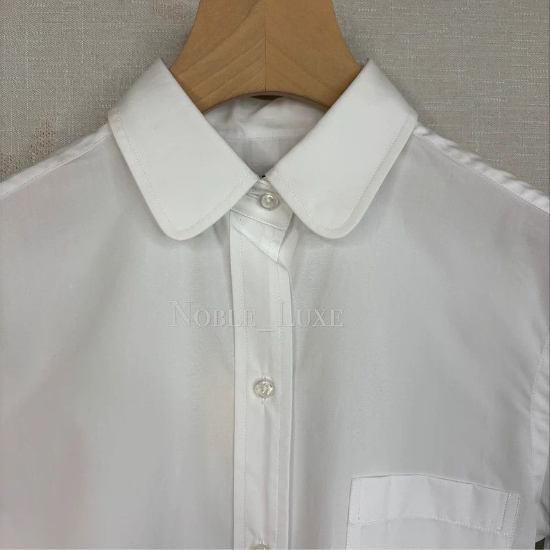 Thom Browne Thom Browne Long-sleeved cotton shirt Size XS / US 0-2 / IT 36-38 - 2 Thumbnail