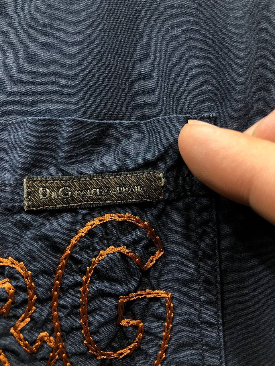 Dolce & Gabbana Mens Vintage Dolce & Gabbana Shirt Button Up Big Logo Size US XL / EU 56 / 4 - 3 Thumbnail