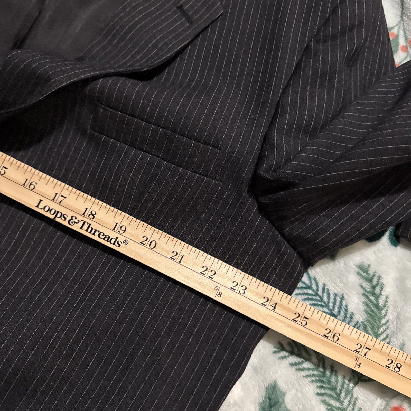 Other Jonathan Reid Botany 500 Pinstripe Blazer ( See Measurement Size 48R - 9 Thumbnail