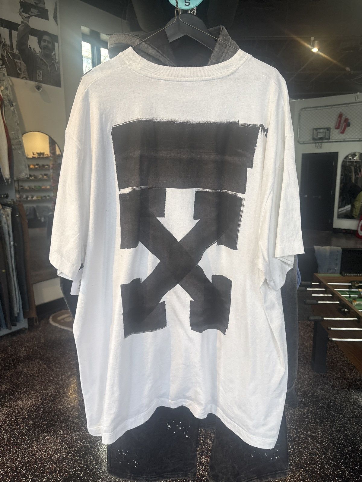 Off-White Off White Black Marker Tee Size US XXL / EU 58 / 5 - 2 Thumbnail