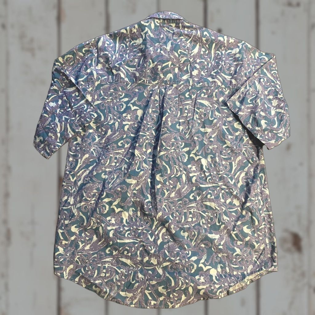 Levi's VINTAGE Levi's Hawaiian Short Sleeve Shirt Mens M Blue Size US M / EU 48-50 / 2 - 1 Thumbnail