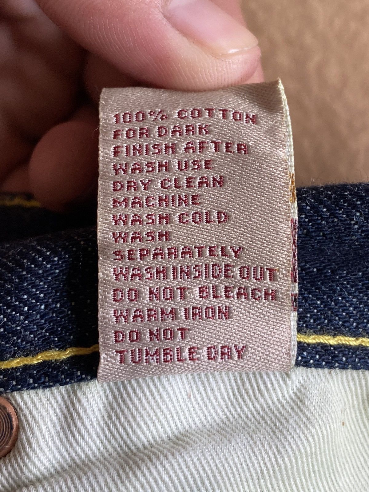 Self Edge × Vintage PACE SELVEDGE DENIM Size US 35 - 9 Thumbnail