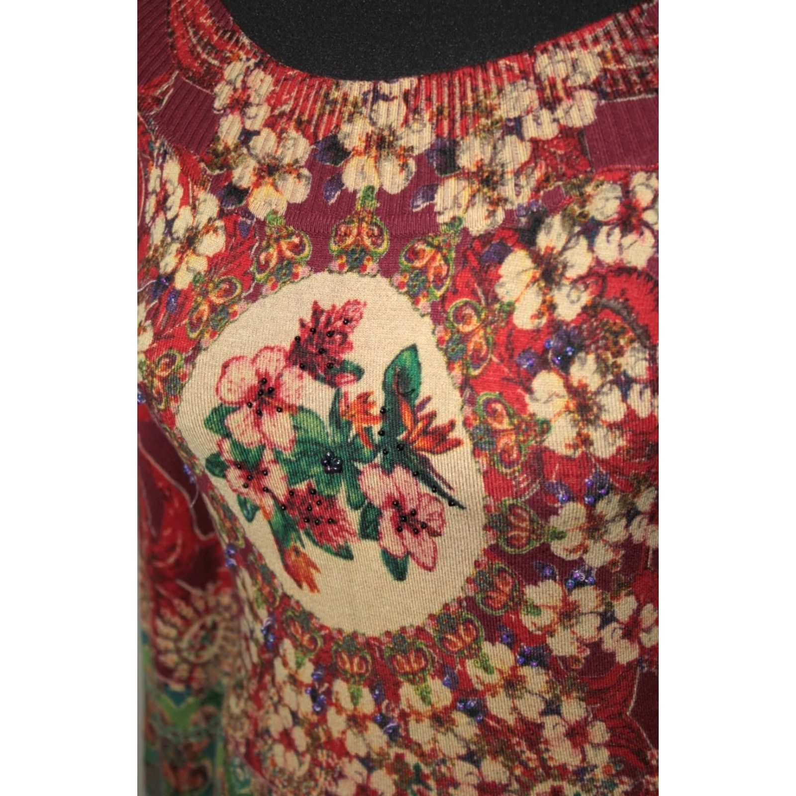 Desigual Desigual Jumper Pullover Womens Crew Neck Multicoloured Size S Size S / US 4 / IT 40 - 3 Thumbnail
