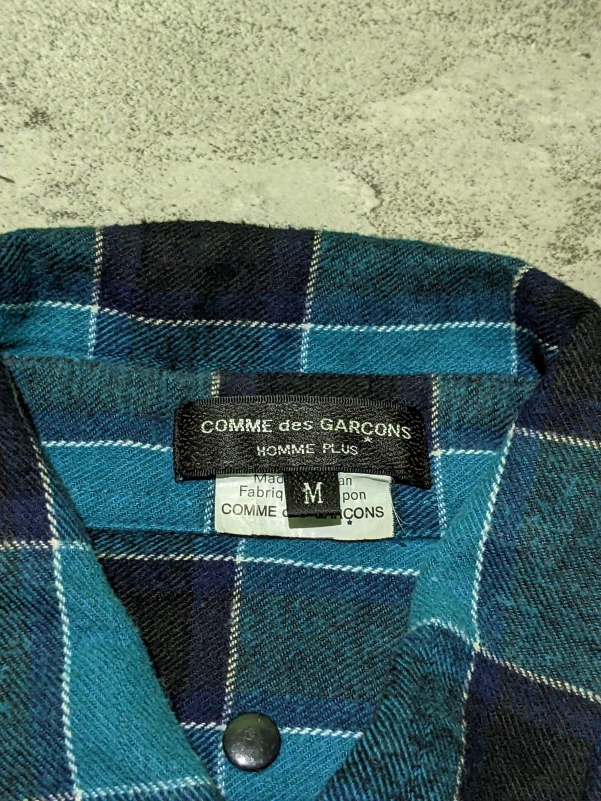 Comme des Garcons Homme Plus 2005 Comme Des Garcons Homme Plus Plaid Shirt Size US M / EU 48-50 / 2 - 2 Thumbnail