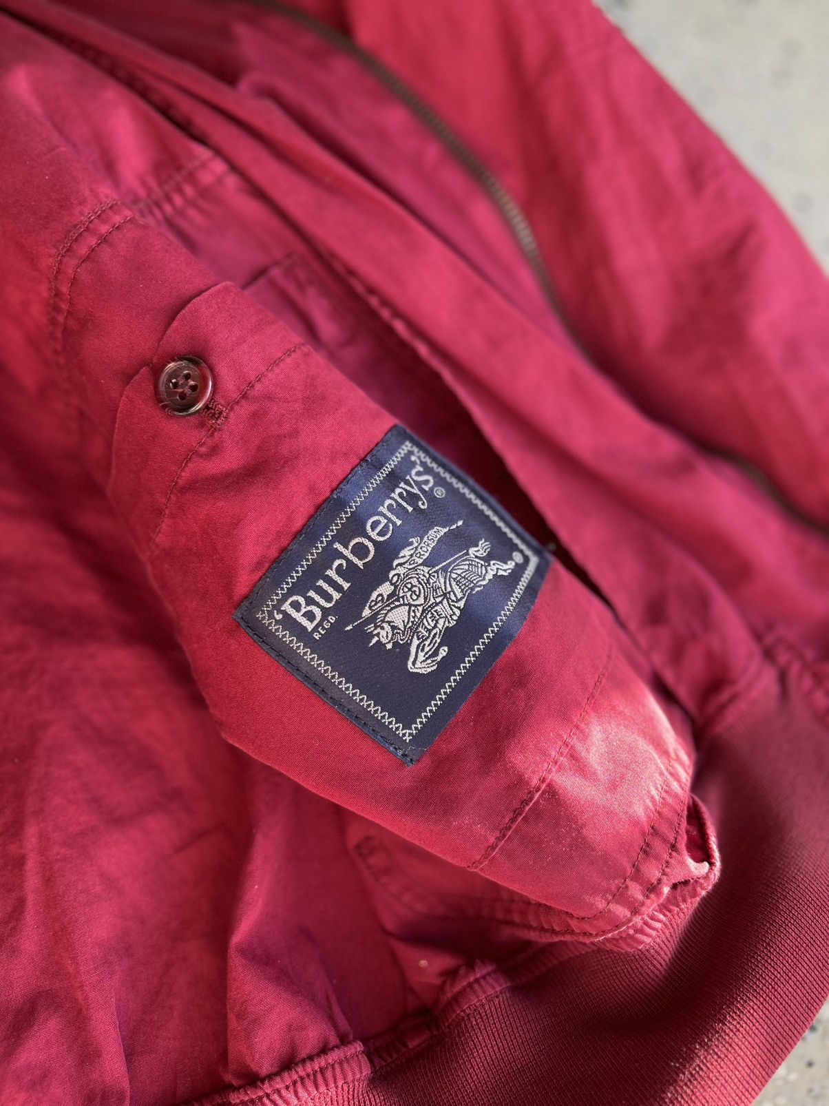 Burberry Vintage Burberrys bomber jacket Size US L / EU 52-54 / 3 - 3 Thumbnail
