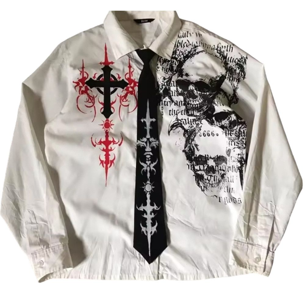 Japanese Brand Custom Gothic Shirt Size US L / EU 52-54 / 3 - 1 Thumbnail