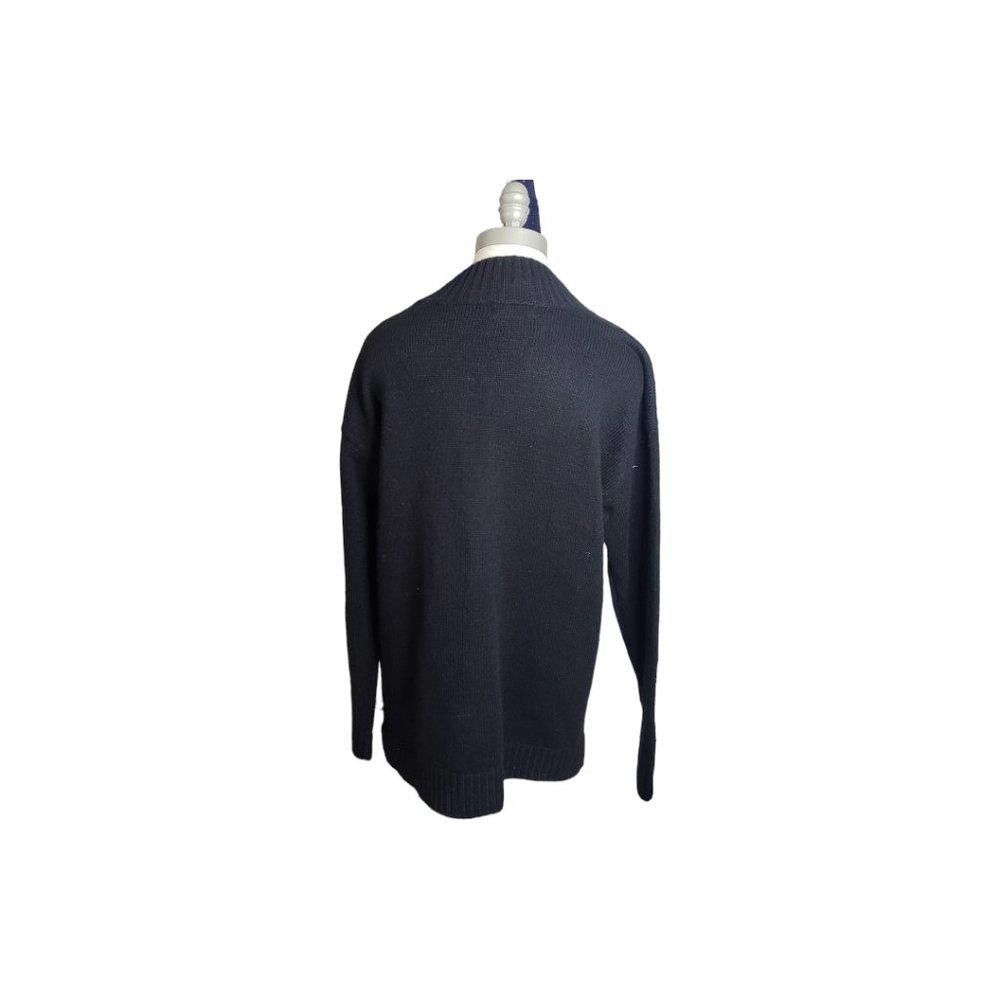 Karl Lagerfeld CT1960 Karl Lagerfeld Paris Black Eiffel Tower Sweater Size S / US 4 / IT 40 - 3 Thumbnail