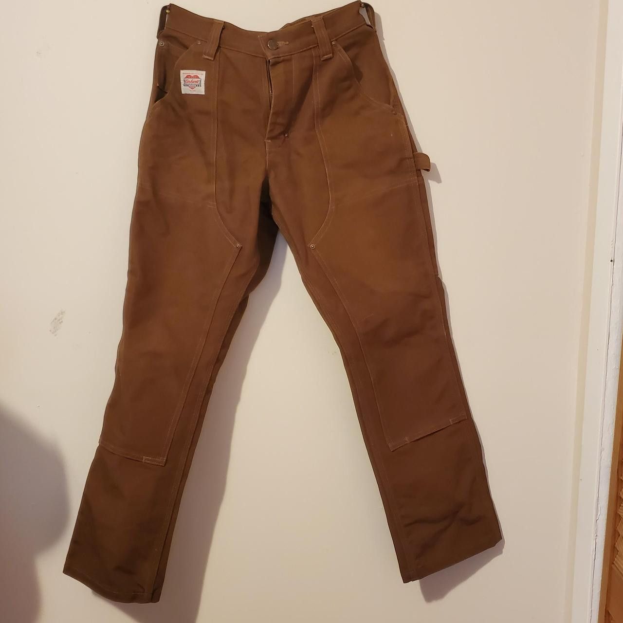 image of Double Front Or Double Knee Carhartt Pants in Brown, Men's (Size 30)