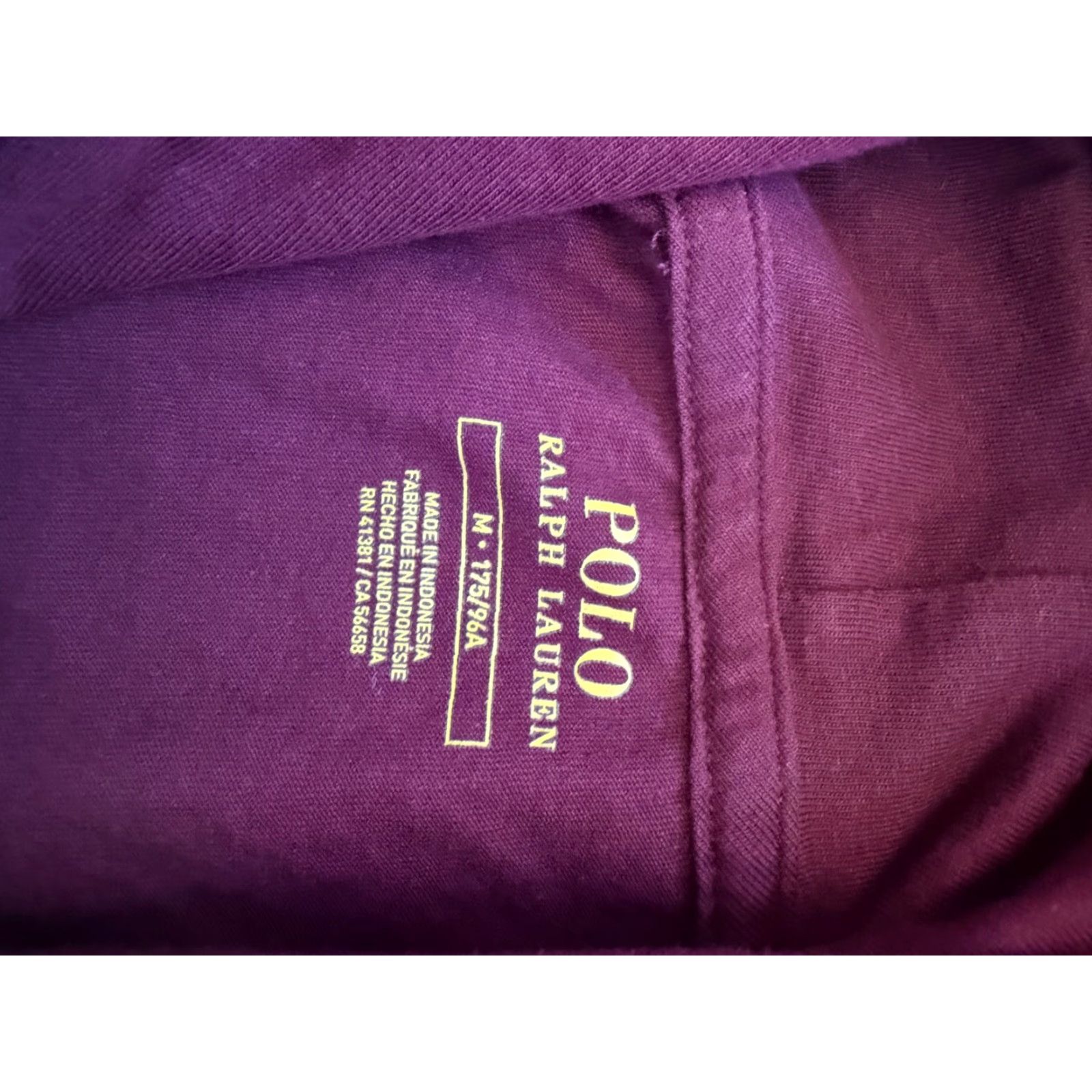 Ralph Lauren Ralph Lauren Polo Mens Hoodie Size M Maroon Lightweight Cotton Blend Crew Neck Logo Sweater, Regular, Knit, Long Sleeve, Pullover, Vintage No Size US M / EU 48-50 / 2 - 5 Thumbnail