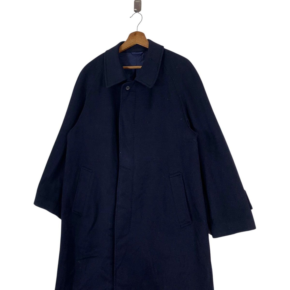 Designer VINTAGE WALTER PELLACCI PUGLIELLI ITALY WOOL OVERCOAT Size US M / EU 48-50 / 2 - 3 Thumbnail