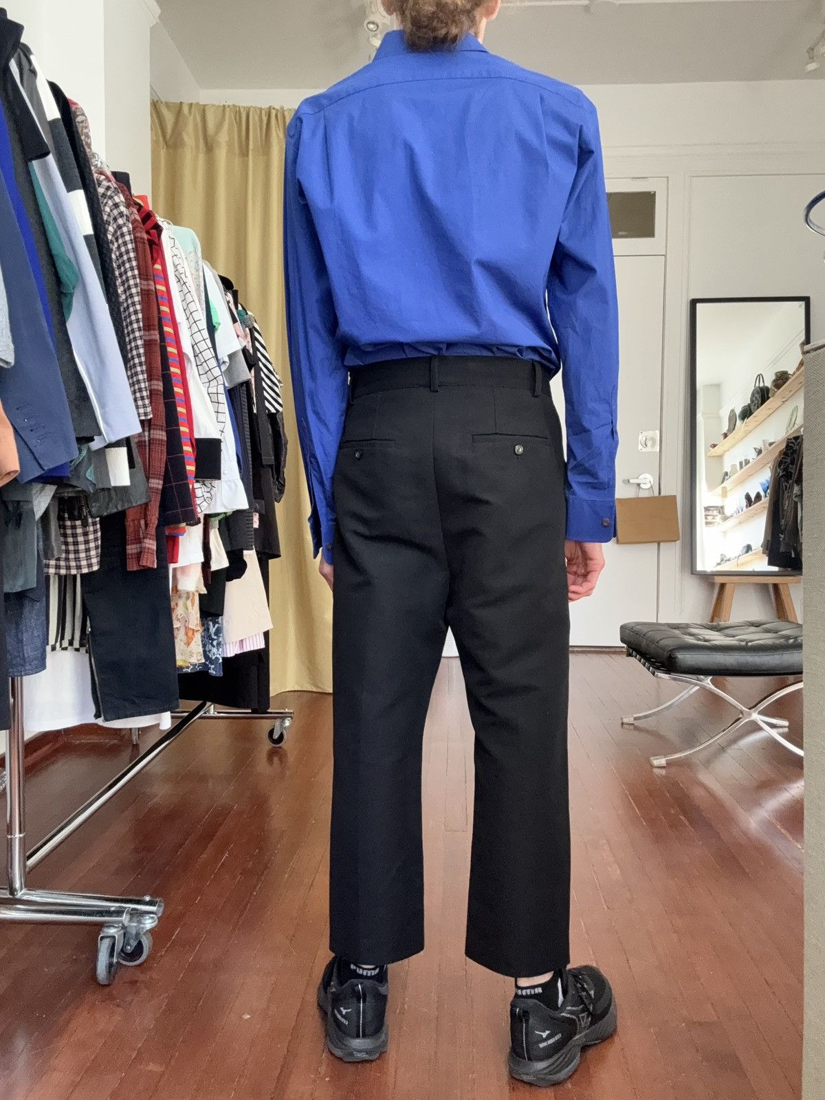 Rick Owens Rick Owens SS18 Dirt Woven Cropped Trousers Size US 32 / EU 48 - 19 Thumbnail