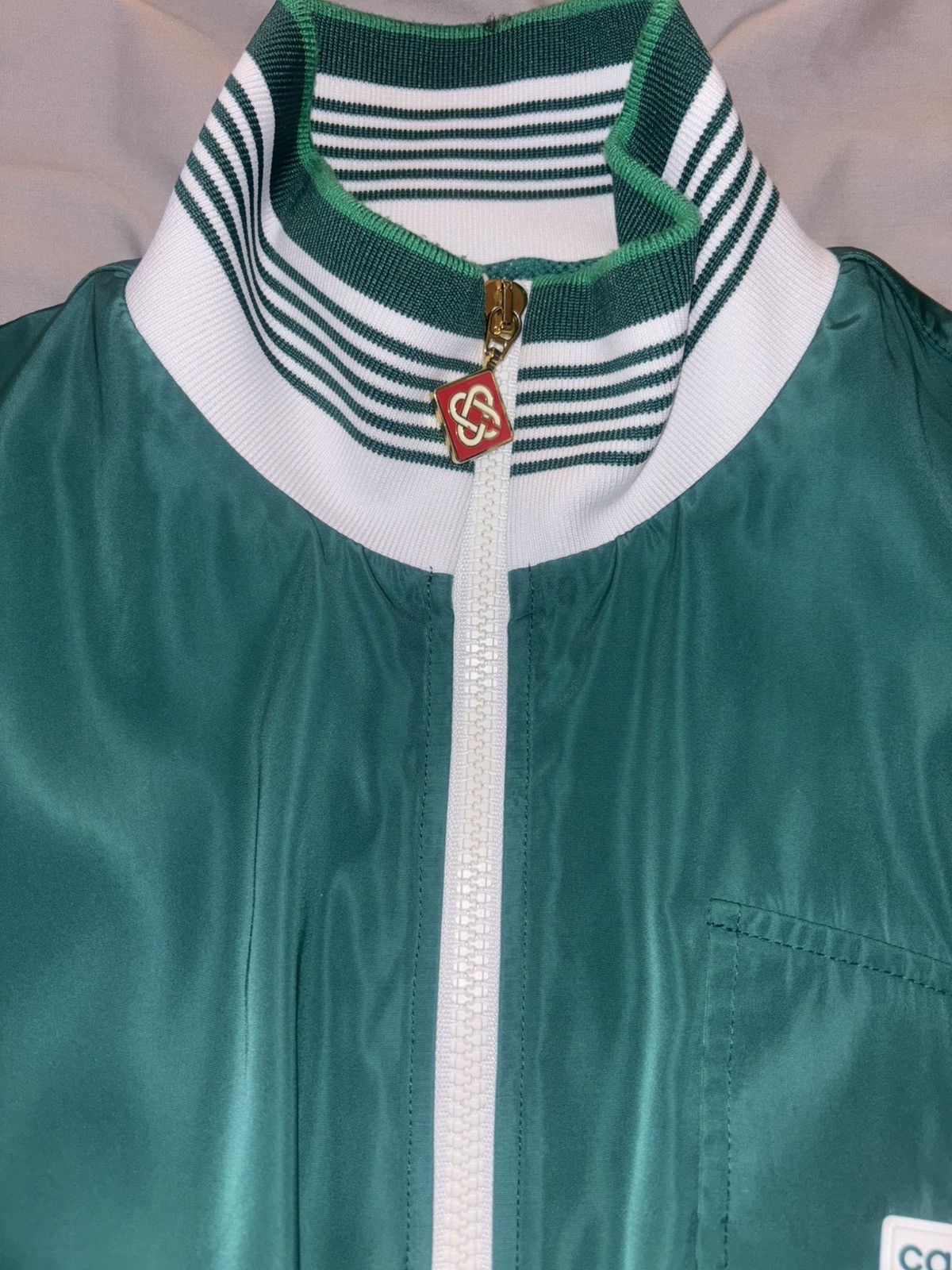 Casablanca Casablanca Zip up Jacket Size Meidum Green Used Size US M / EU 48-50 / 2 - 3 Thumbnail