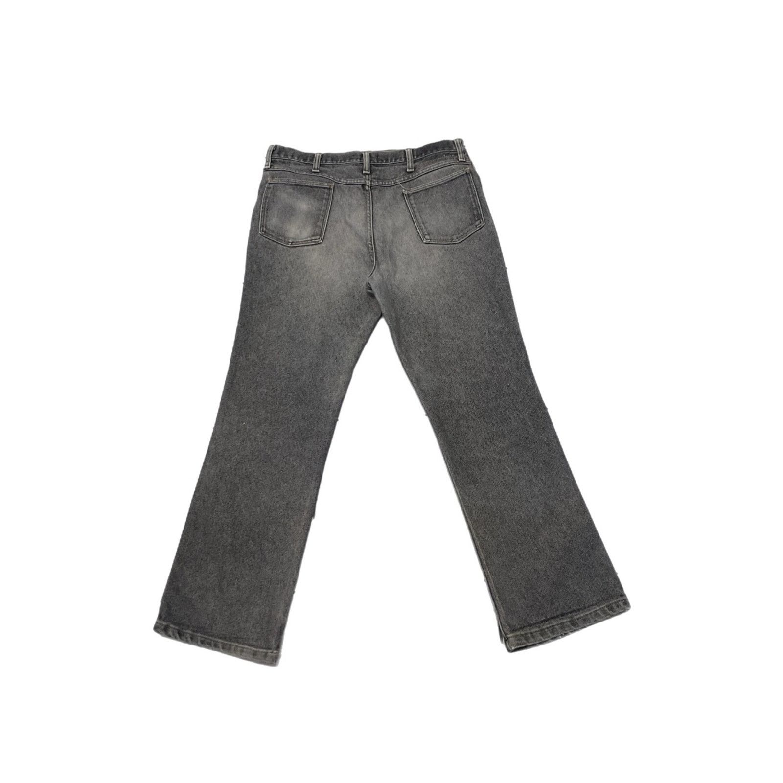 Vintage Y2K Black Wash Wide Leg Denim Jeans Size US 38 / EU 54 - 2 Thumbnail