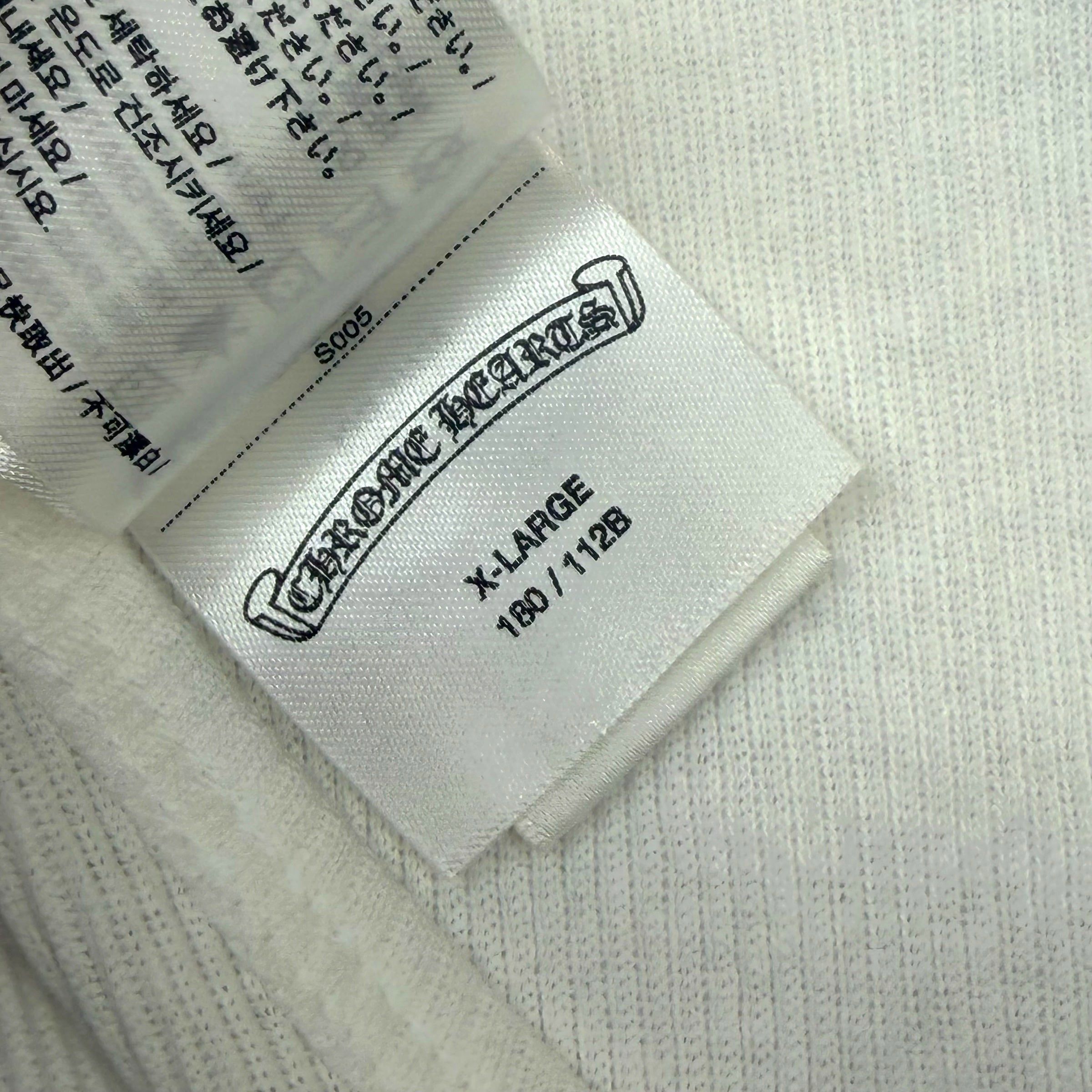 Chrome Hearts Chrome Hearts Pink T-Bar Ribbed Tank White XL Size US XL / EU 56 / 4 - 6 Thumbnail