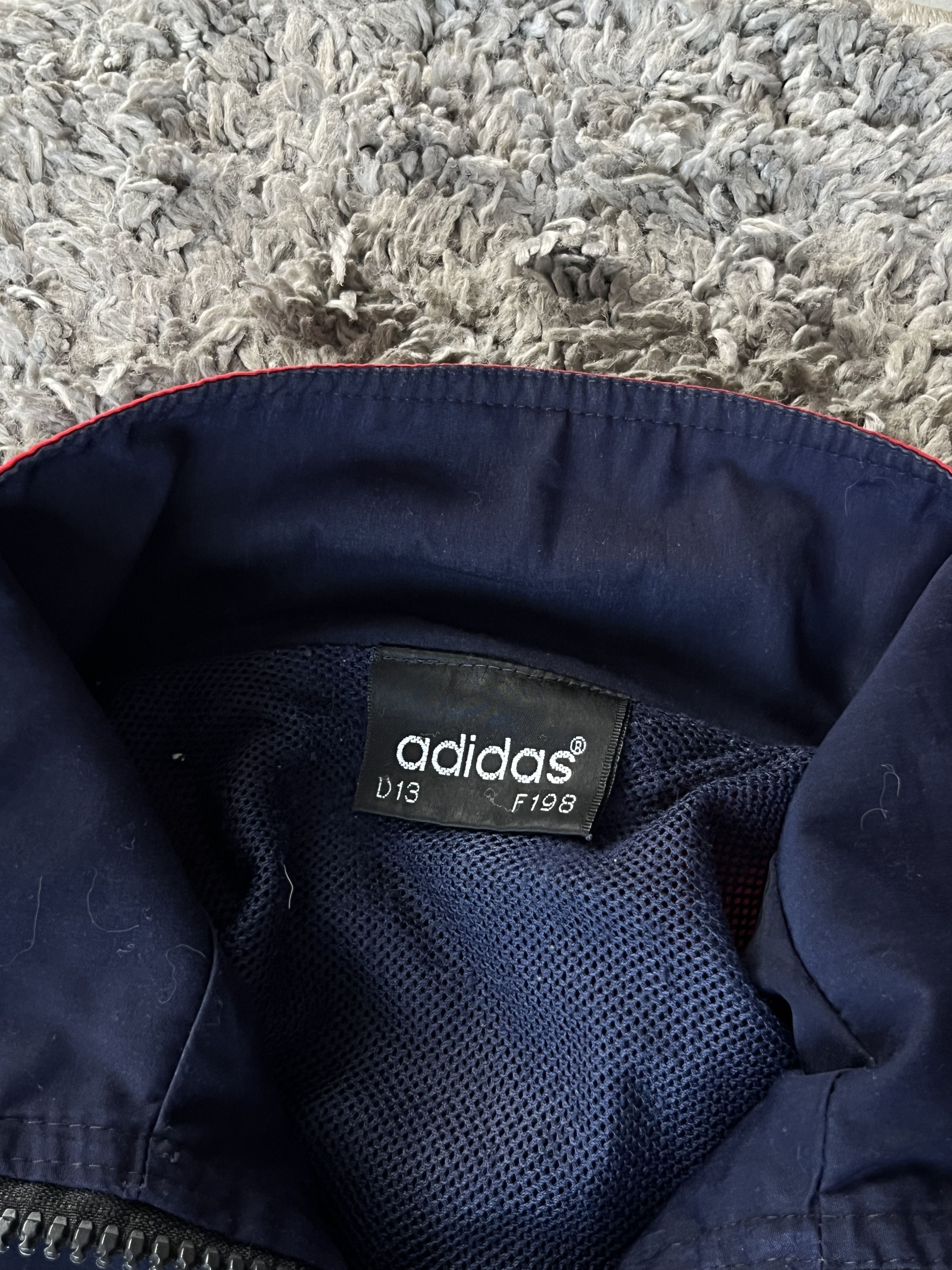 Adidas Vintage Nylon Jersey Jacket Adidas BIG LOGO Streetwear Size US XL / EU 56 / 4 - 8 Thumbnail