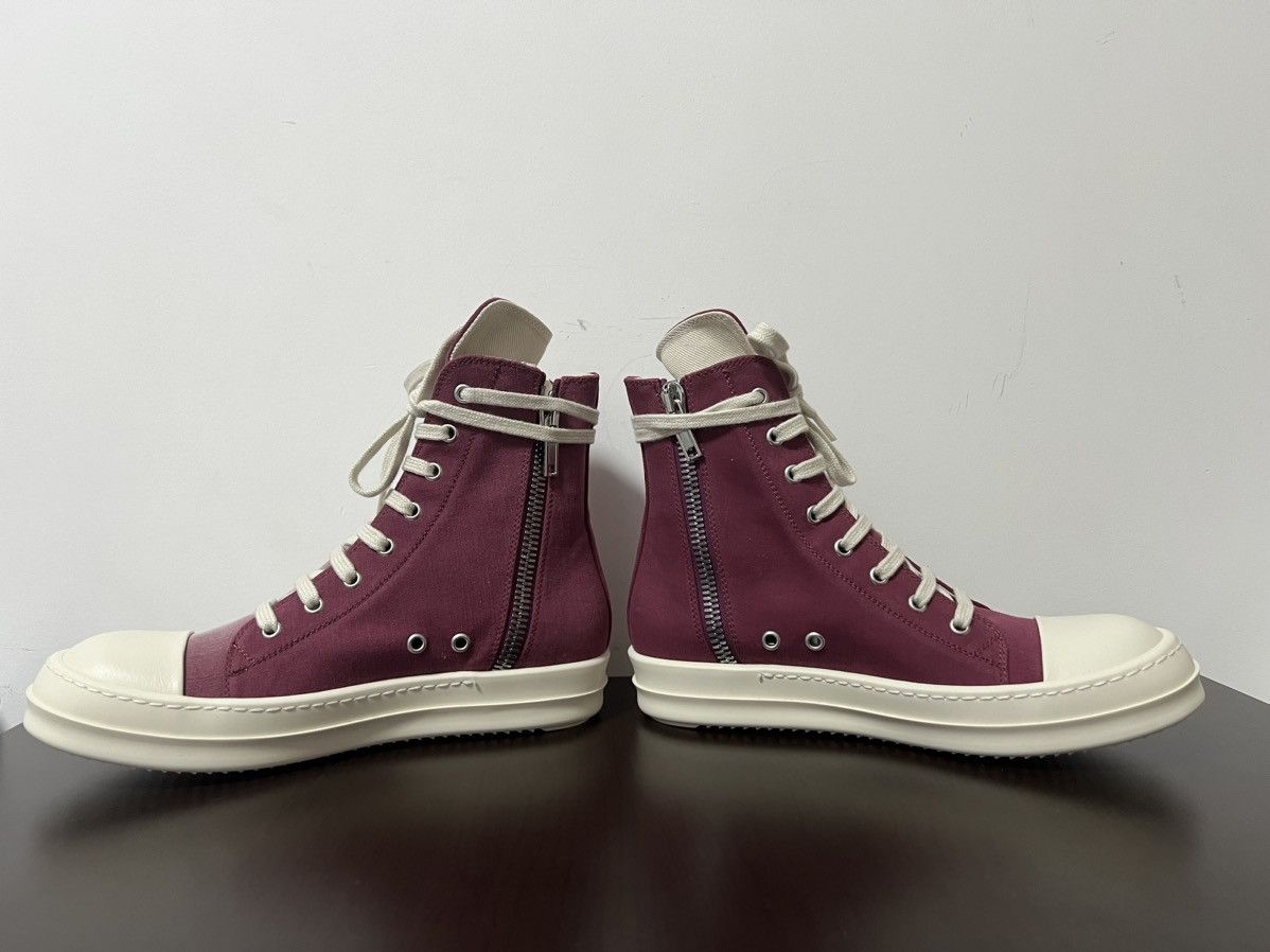Rick Owens Drkshdw Rick Owens FW19 Ramones Hightop Sneakers Gradient Pink Size US 8.5 / IT 38.5 - 7 Thumbnail