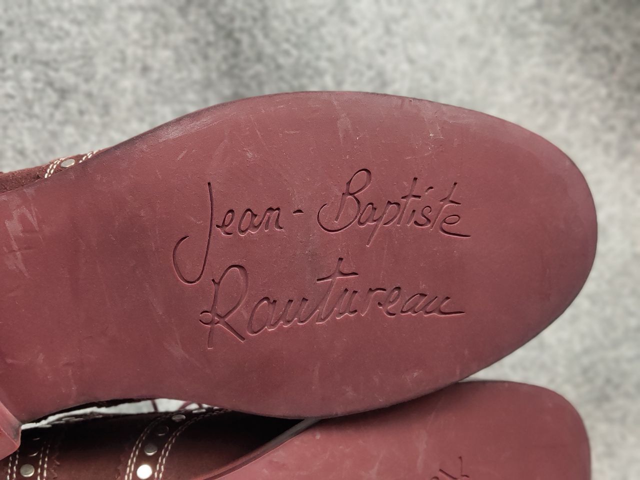 Jean Baptiste Rautureau Rare Jean Baptiste Rautureau suede leather Brogues Shoes Size US 7 / EU 40 - 18 Thumbnail