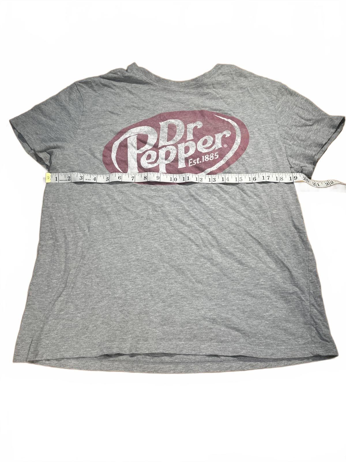 Other Men's Large Grey Dr Pepper Distressed Tee Size US L / EU 52-54 / 3 - 4 Thumbnail