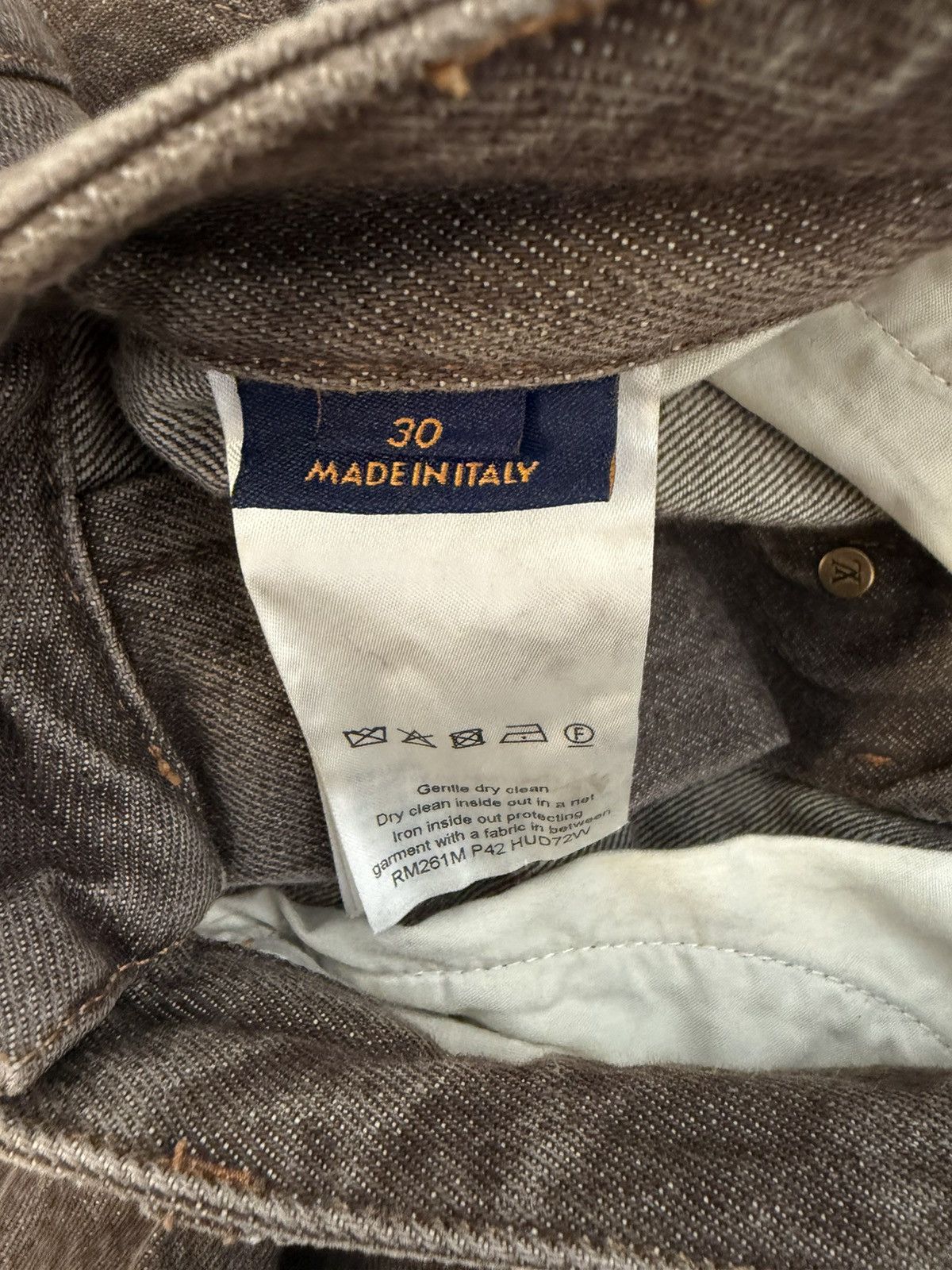 Louis Vuitton Louis vuitton coffee indigo denim skate pants Size US 30 / EU 46 - 7 Thumbnail