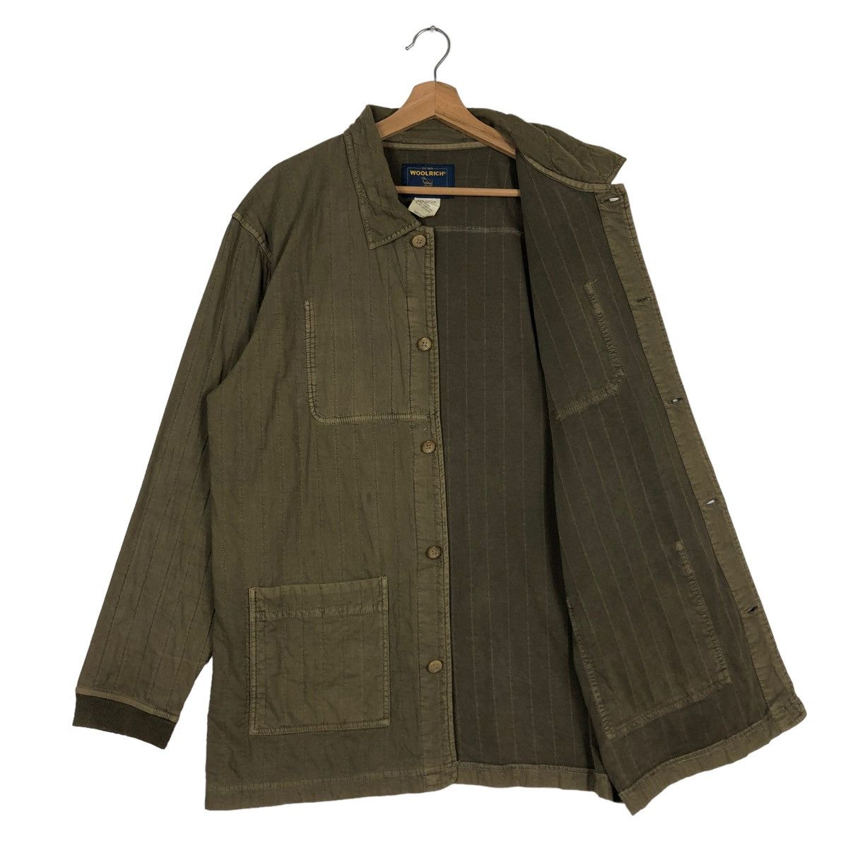 Vintage × Woolrich Woolen Mills 🔥Rich Brown - Cargo Inspector Chore Work Jacket Woolrich Size US M / EU 48-50 / 2 - 6 Thumbnail